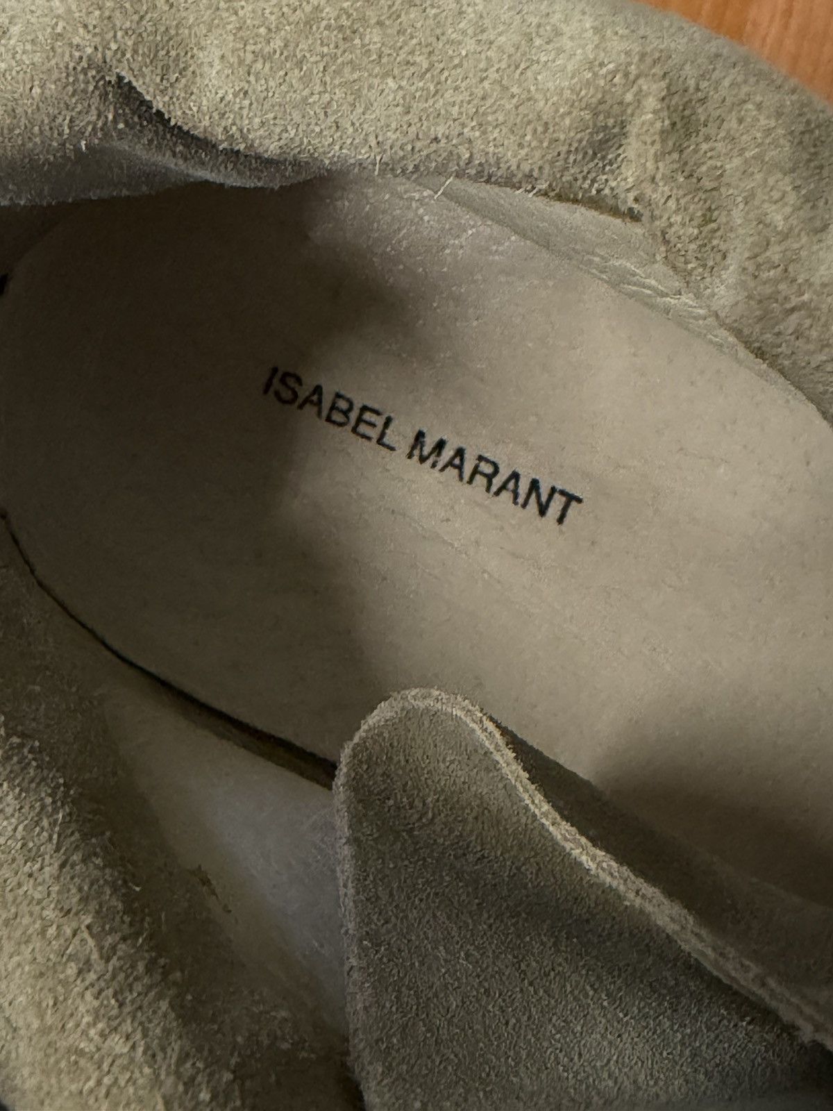 Isabel Marant Grey Suede Wedge Heel Sneakers Size US 9 / IT 39 - 8 Thumbnail
