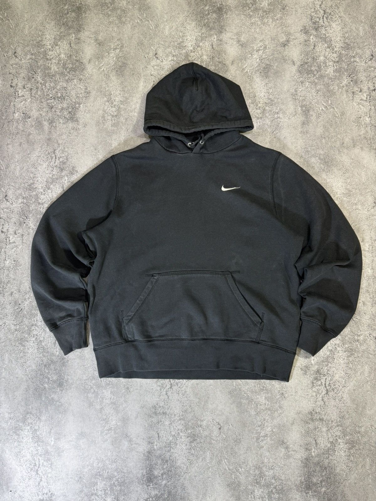 Nike × Vintage Hoodie Nike Vintage Mini Swoosh Y2k Style Black Size US L / EU 52-54 / 3 - 1 Thumbnail