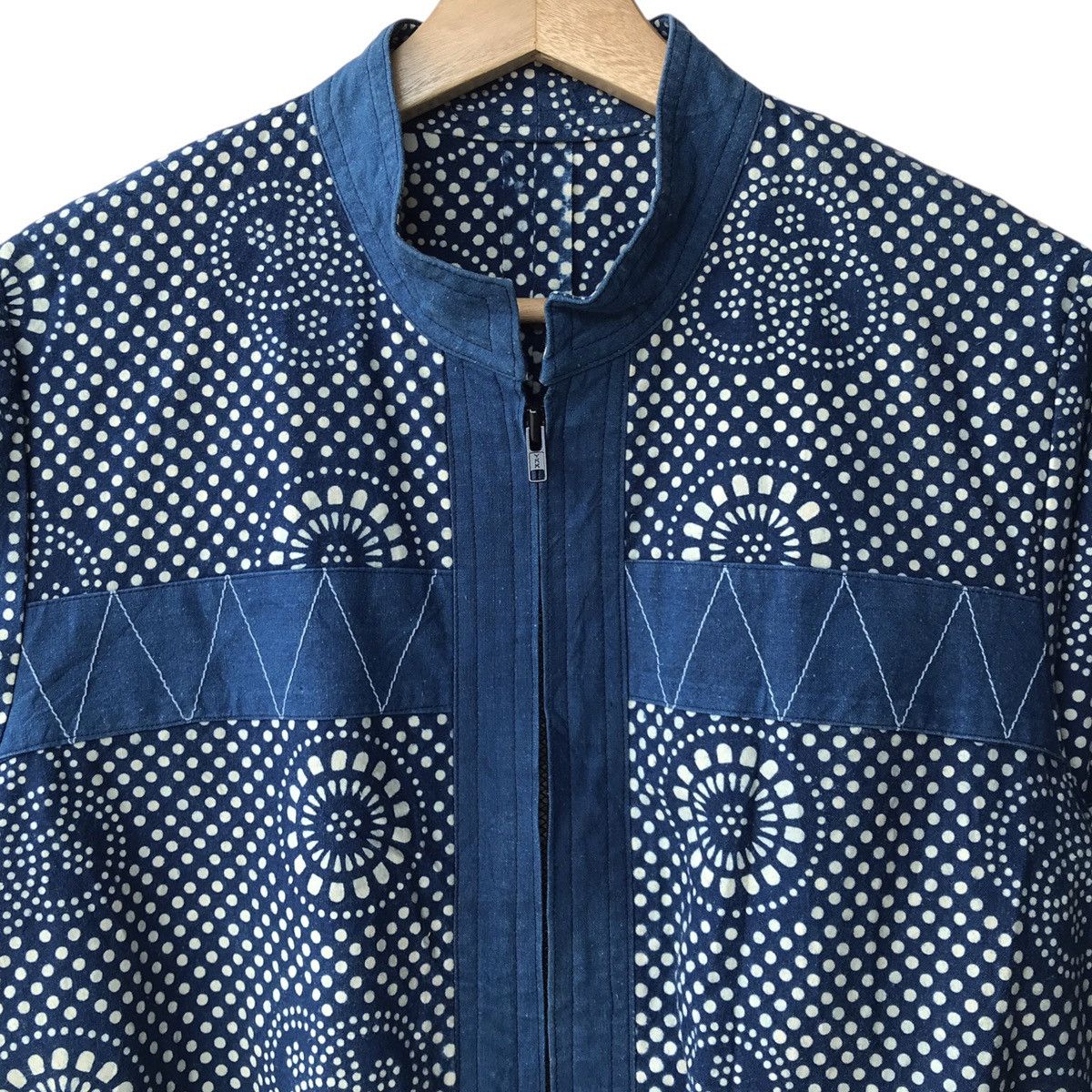 Indigo × Japanese Brand × Kapital Japanese Traditional Vintage Indigo Boro Fabric Jacket Size US M / EU 48-50 / 2 - 3 Thumbnail