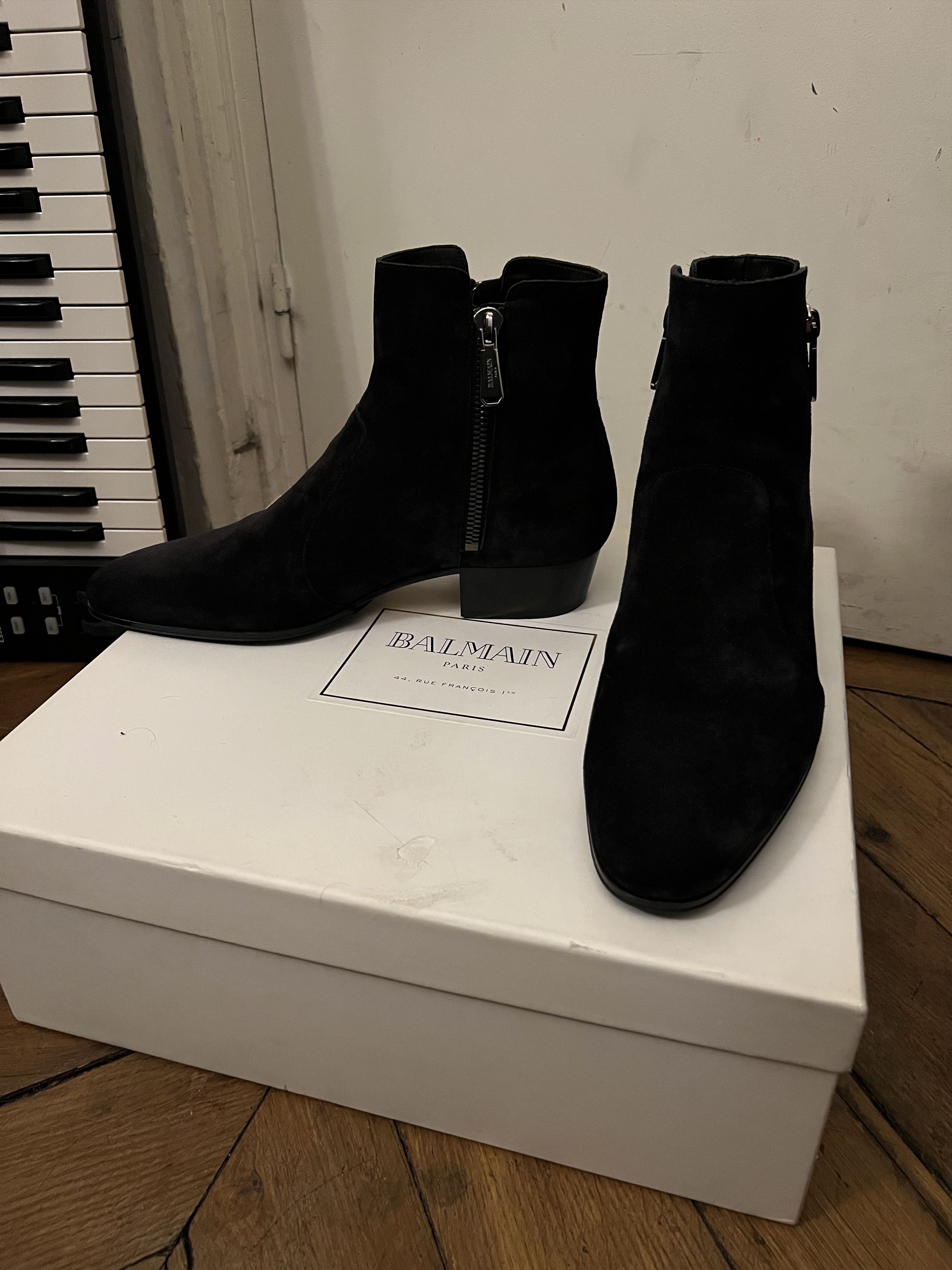 Balmain Balmain Double zipped Suede Boots Size US 10 / EU 43 - 2 Thumbnail