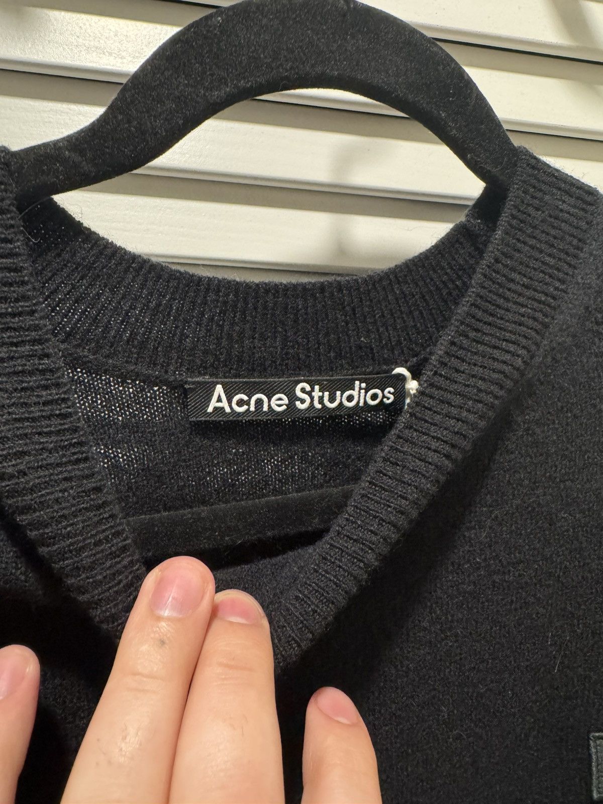Acne Studios Face Logo Crewneck Sweater Size US XL / EU 56 / 4 - 3 Thumbnail