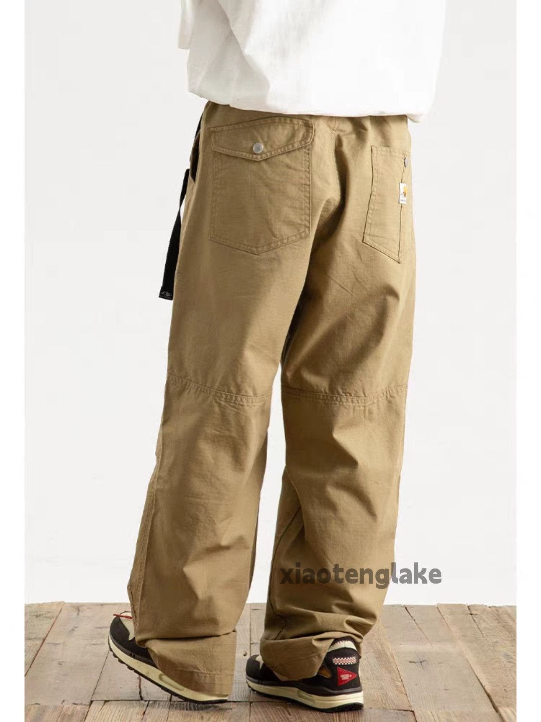 Vintage Utility loose baggy skate hiphop cargo yuppie pants Size US 36 / EU 52 - 5 Thumbnail