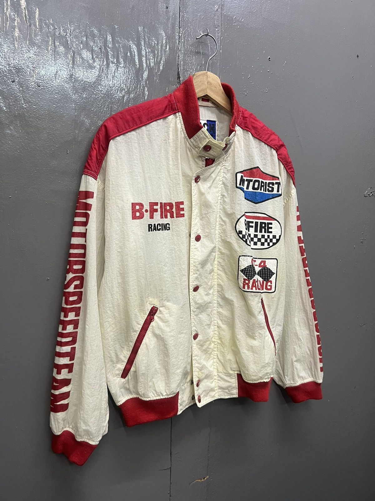 Vintage BACK FIRE RACING MOTORSPEED TEAM JACKET Size US M / EU 48-50 / 2 - 2 Thumbnail