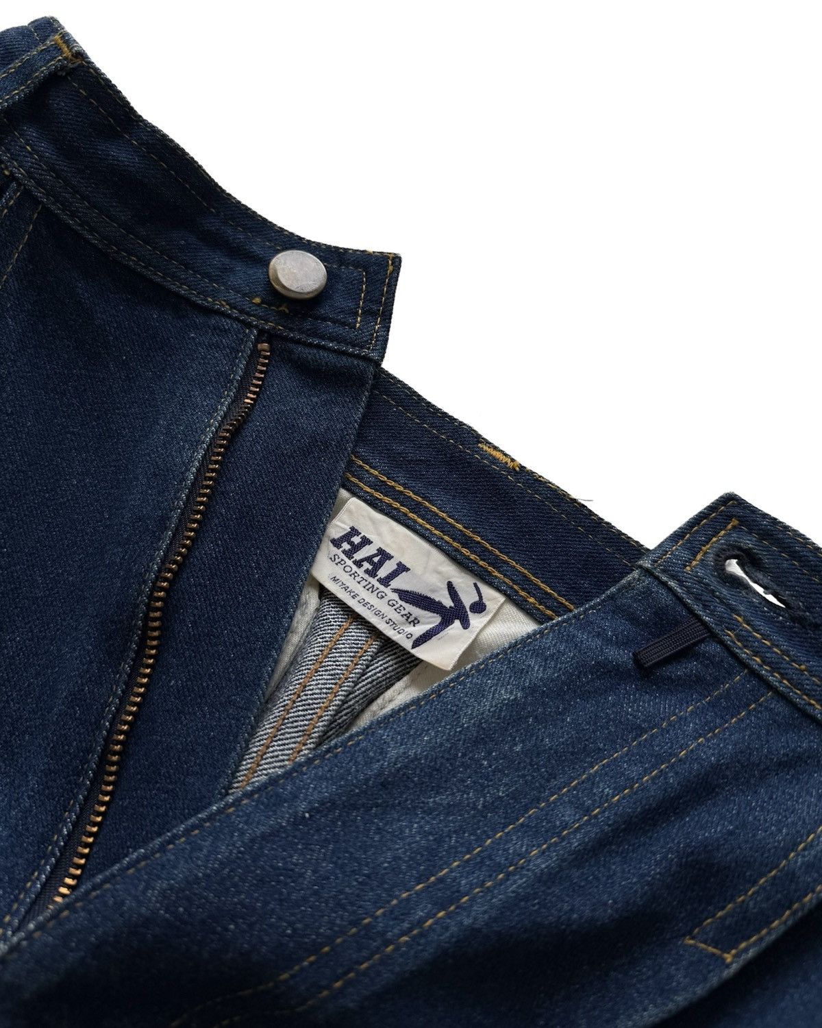 Issey Miyake VINTAGE HAi MIYAKE DESIGN JEANS Size 26" / US 2 / IT 38 - 2 Thumbnail