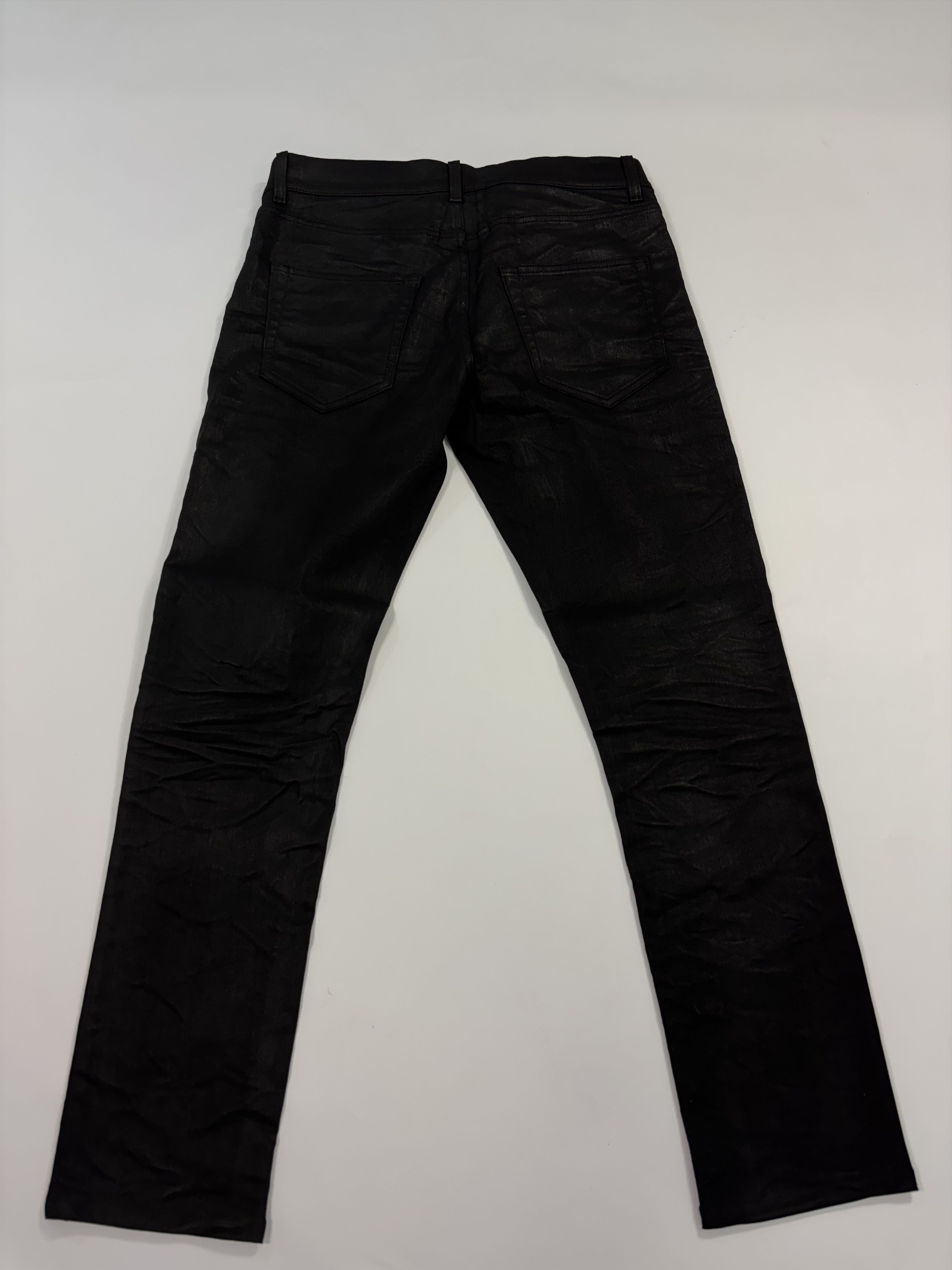 Saint Laurent Paris Saint Laurent Leather Look Pants Size US 32 / EU 48 - 4 Thumbnail
