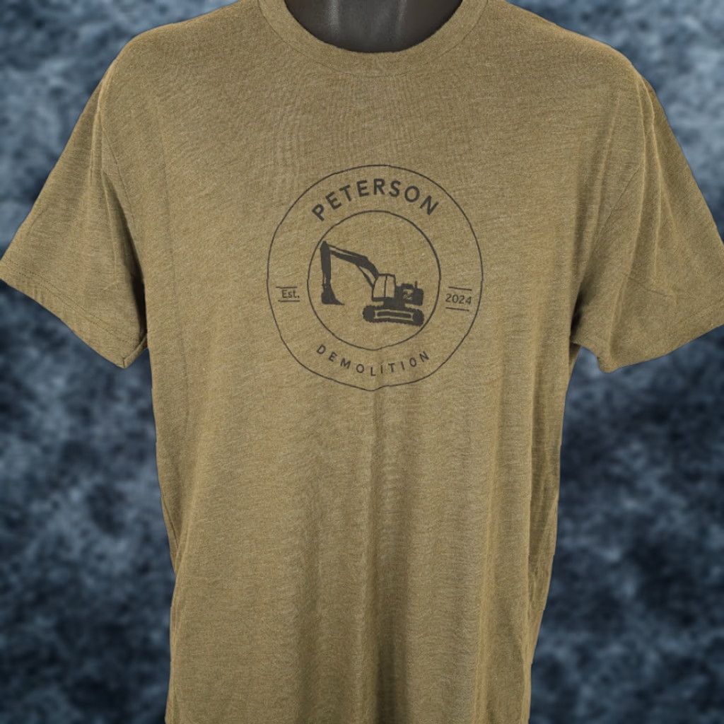 Next Level Next Level Excavator T Shirt Mens Large Green Construction Demolition / Cotton Blend / Crew Neck / Short Sleeve Size US L / EU 52-54 / 3 - 1 Thumbnail
