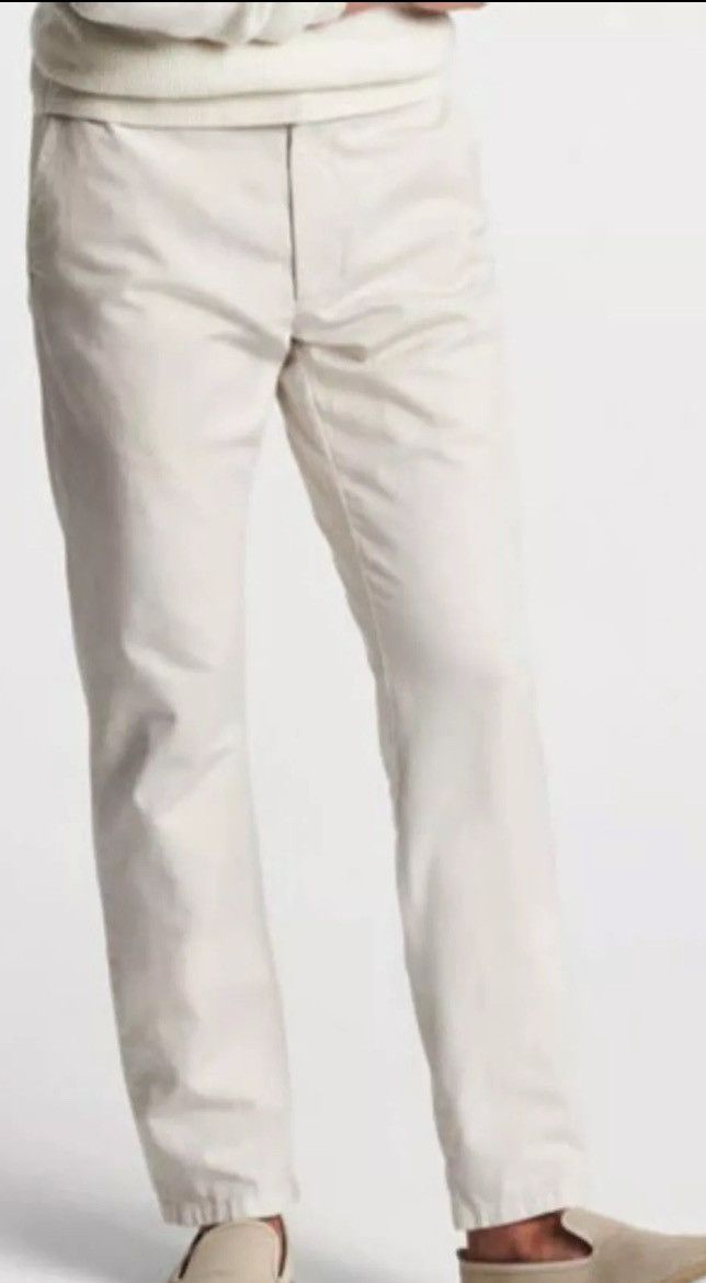 Peter Millar Peter Millar Stone Somerset Flat Front Pants MS24XB45 Cotton Size US 38 / EU 54 - 2 Thumbnail