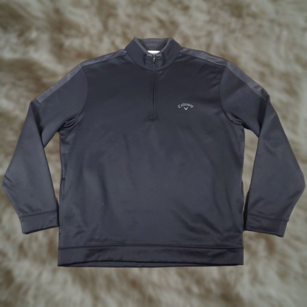 Callaway Callaway Golf Sweater Mens Large Gray 1/4 Zip Pullover Casual Knit Size US L / EU 52-54 / 3 - 1 Thumbnail
