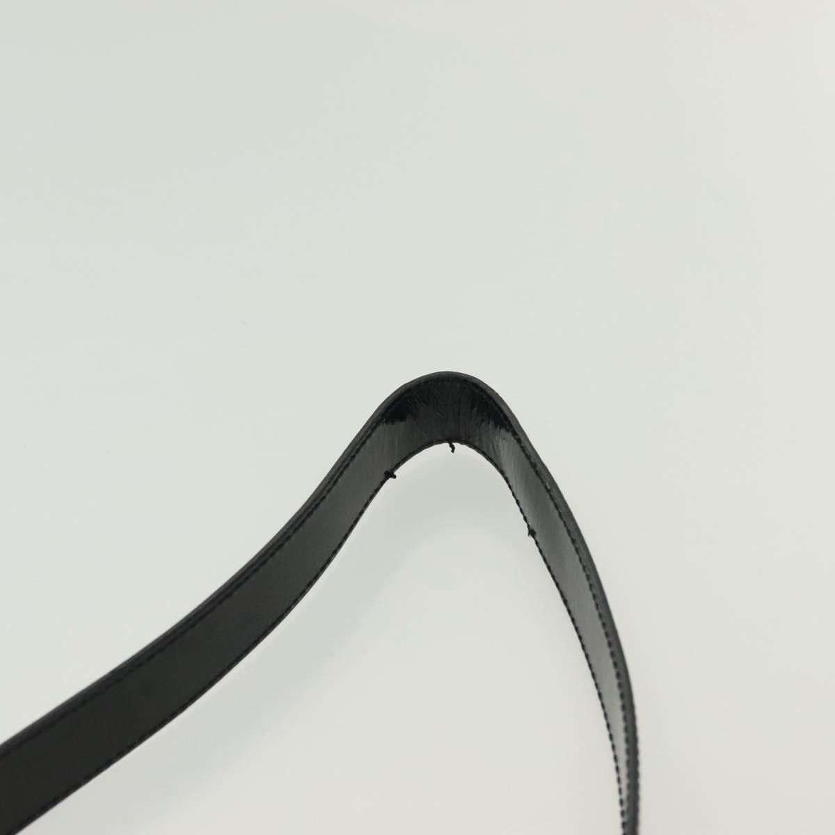 Celine CELINE Circle Shoulder Bag Enamel Black Gold Size ONE SIZE - 8 Thumbnail
