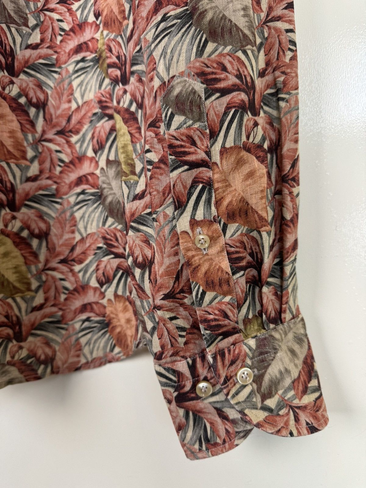 Total Luxury Spa Profuomo 100% linen printed shirt Hawaiian canali style M Size US M / EU 48-50 / 2 - 9 Thumbnail