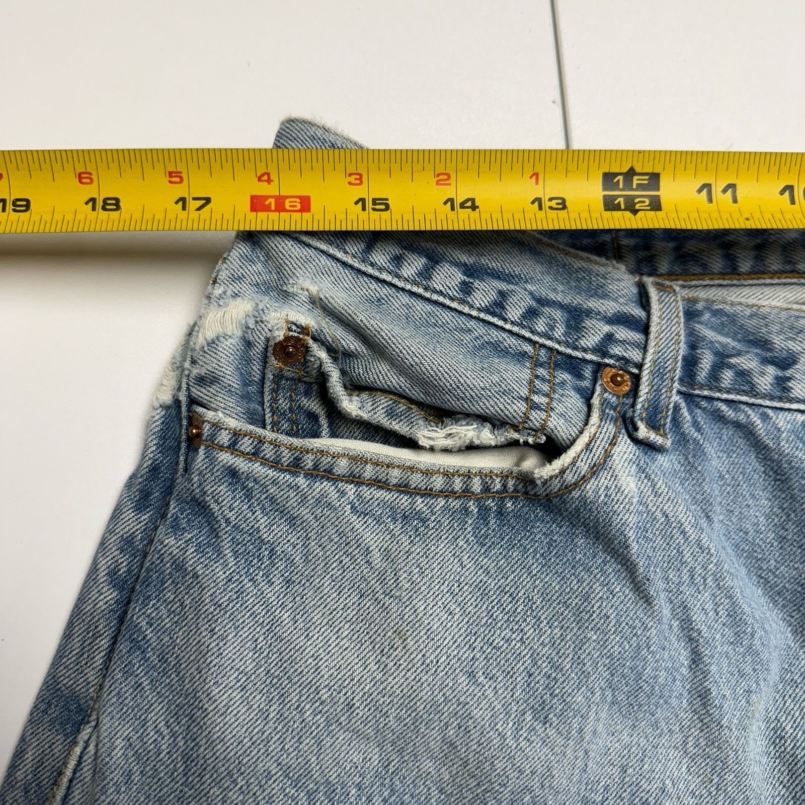 Levi's Levi's 501xx Jeans Mens Size 38x36 (32x30.5) Light Wash Deni Size US 38 / EU 54 - 14 Thumbnail