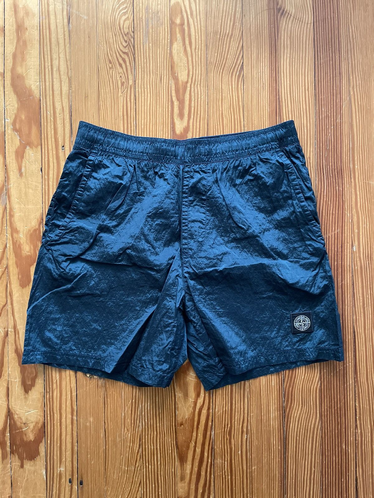 Stone Island Stone Island Nylon Metal Shorts Petrol Green Size US 32 / EU 48 - 1 Thumbnail