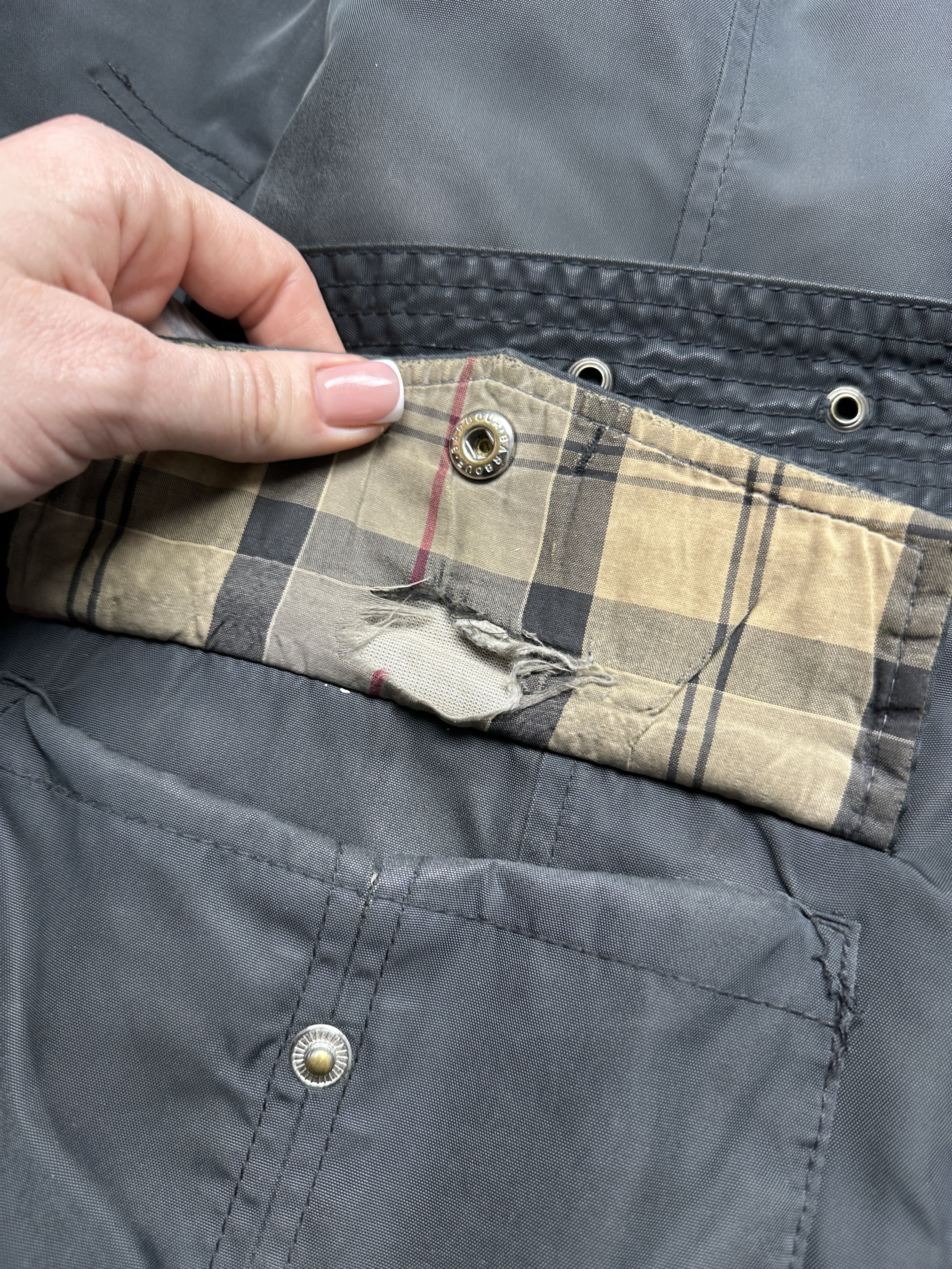 Barbour × Vintage Barbour International Vintage Womens Outlaw Jacket Size M / US 6-8 / IT 42-44 - 9 Thumbnail