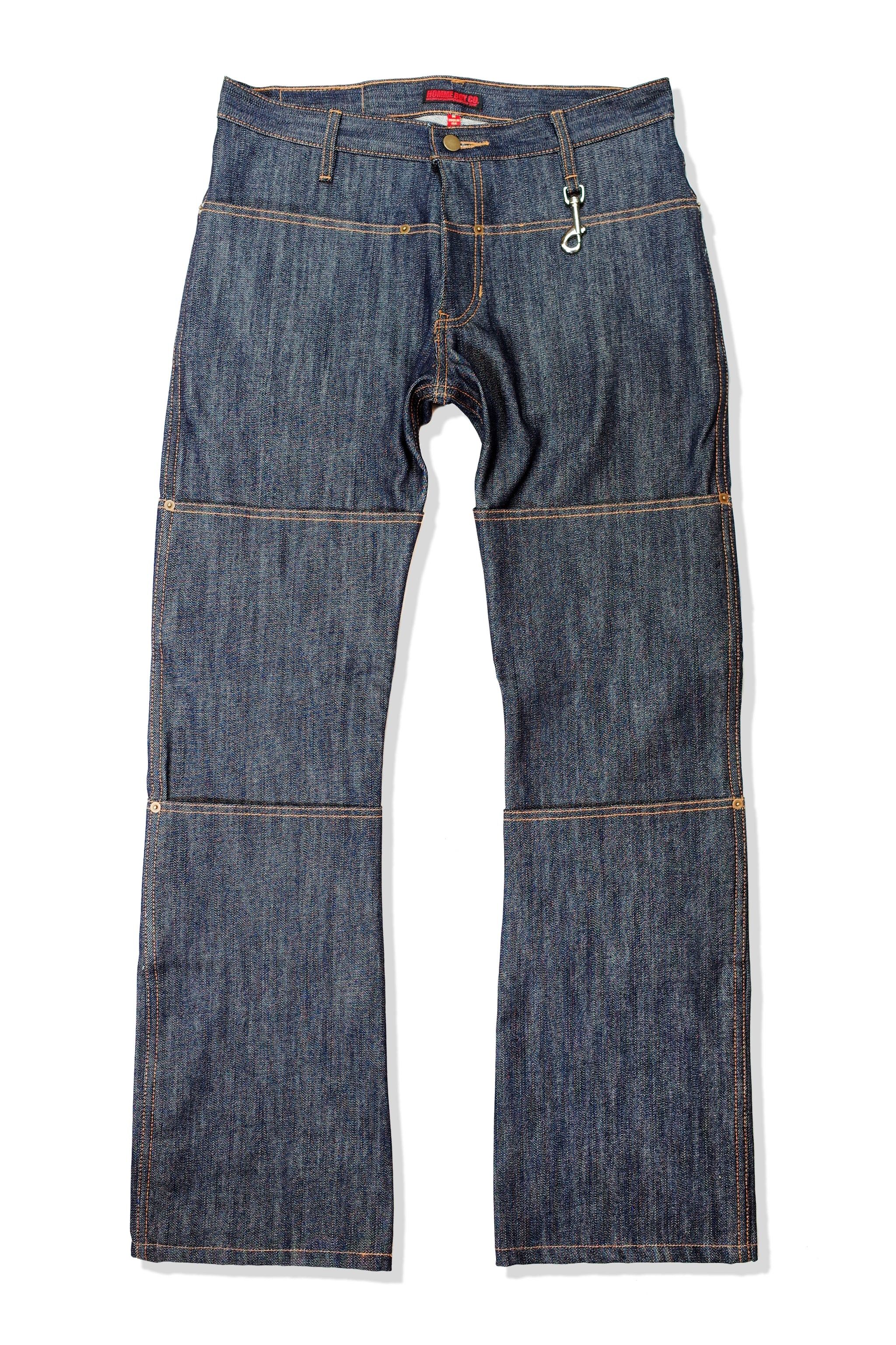 HOMME BOY CO. Homme Boy Co. 12 Pocket Indigo Raw Denim Jeans Size US 32 / EU 48 - 1 Thumbnail
