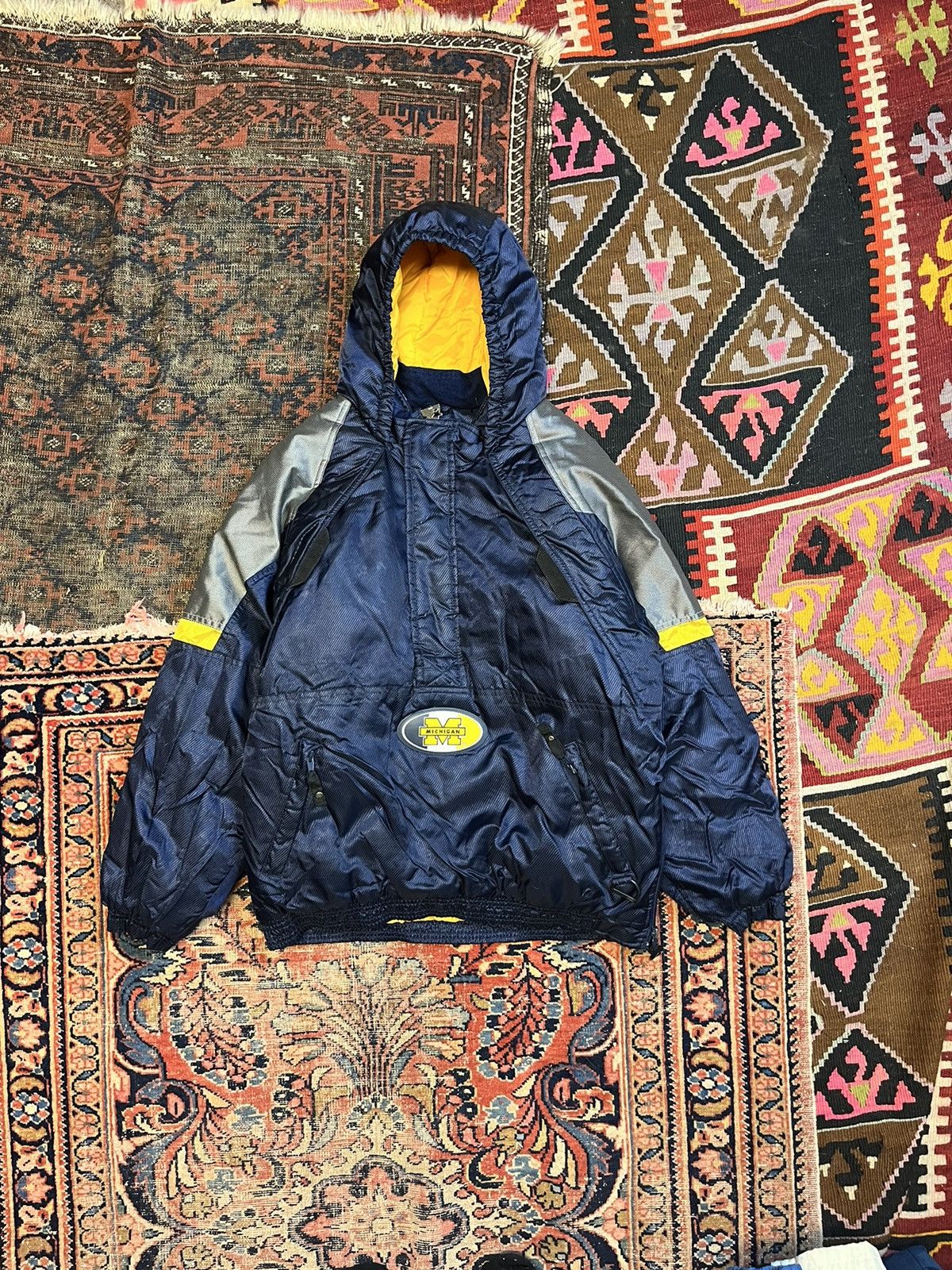 Vintage Michigan cheapest Starter Puffer Jacket