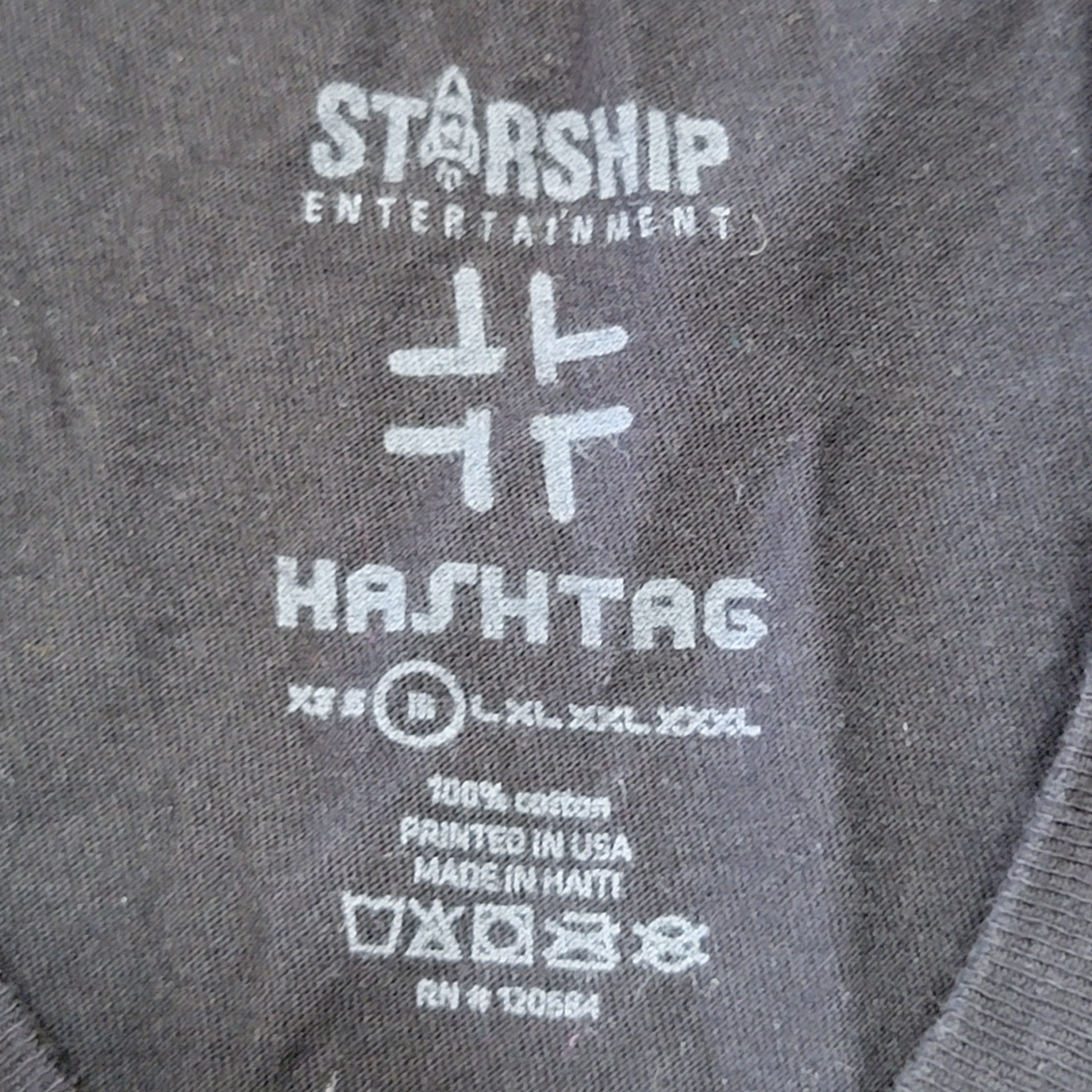 Other Monsta X SS Black Unisex Tee Kpop Starship - Size Medium Size M / US 6-8 / IT 42-44 - 4 Thumbnail
