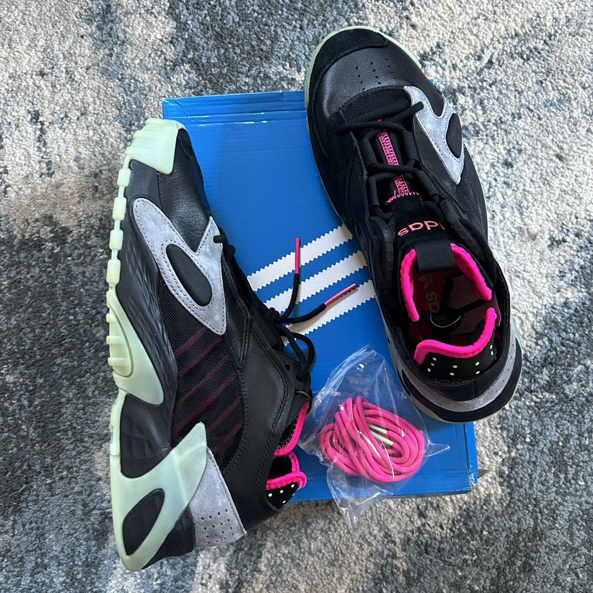 Adidas GiTD Adidas Streetball black pink glow in the dark air yeezy Size US 9.5 / EU 42-43 - 2 Thumbnail