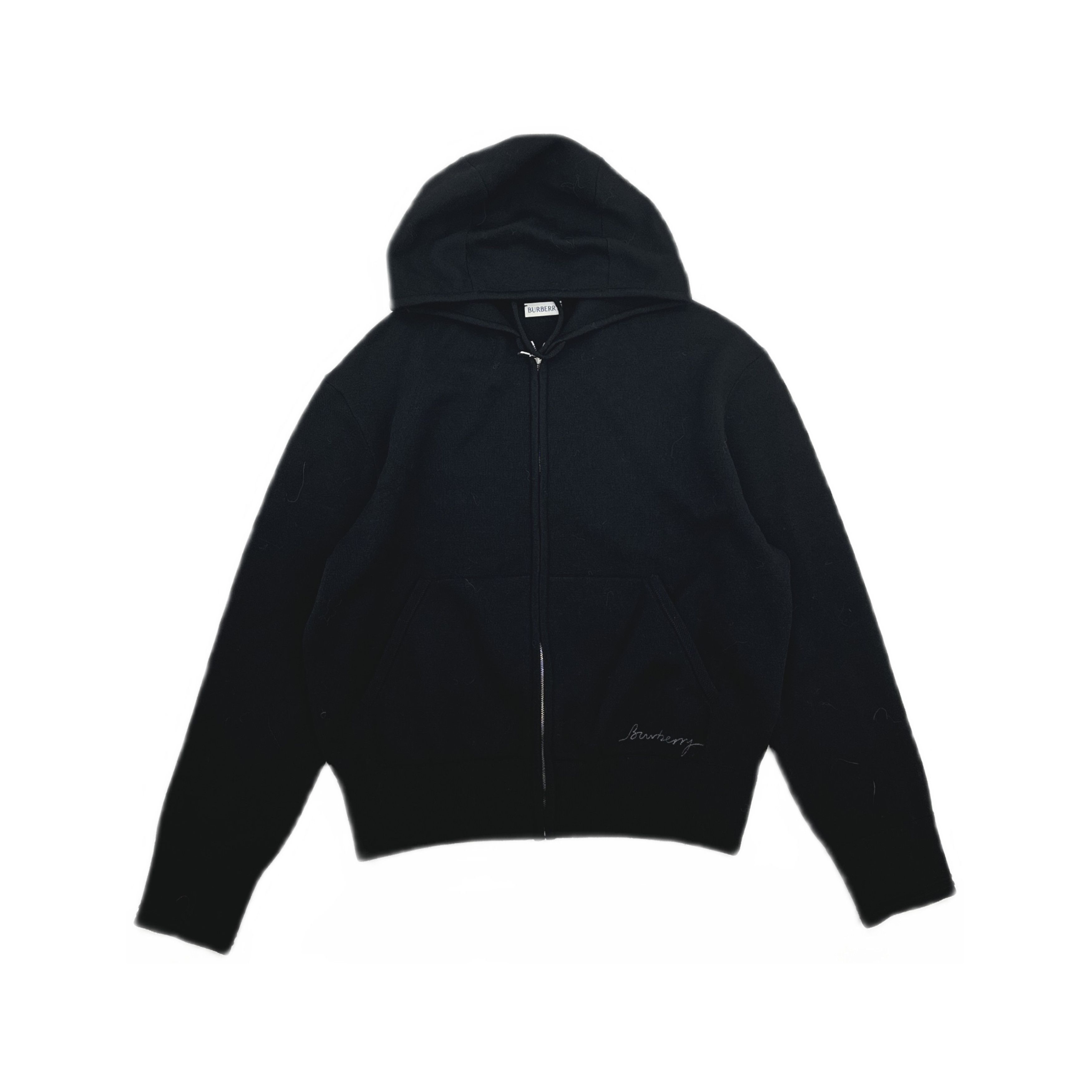 Burberry Burberry Embroidered Logo Zip-Up Hoodie Size M Size M / US 6-8 / IT 42-44 - 1 Thumbnail
