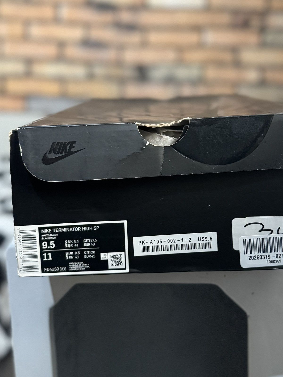Comme des Garcons Homme Plus × Nike CDG NIKE DOVER STREET MARKET DSM TERMINATOR LEATHER SNEAKERS Size US 9.5 / EU 42-43 - 6 Thumbnail