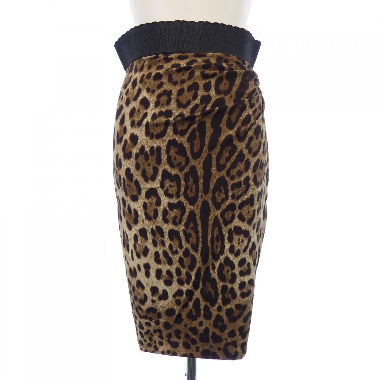 Dolce & Gabbana Dolce&Gabbana Leopard Skirt Textile Skirts F4H42T/FSADD DUTY FREE for USA