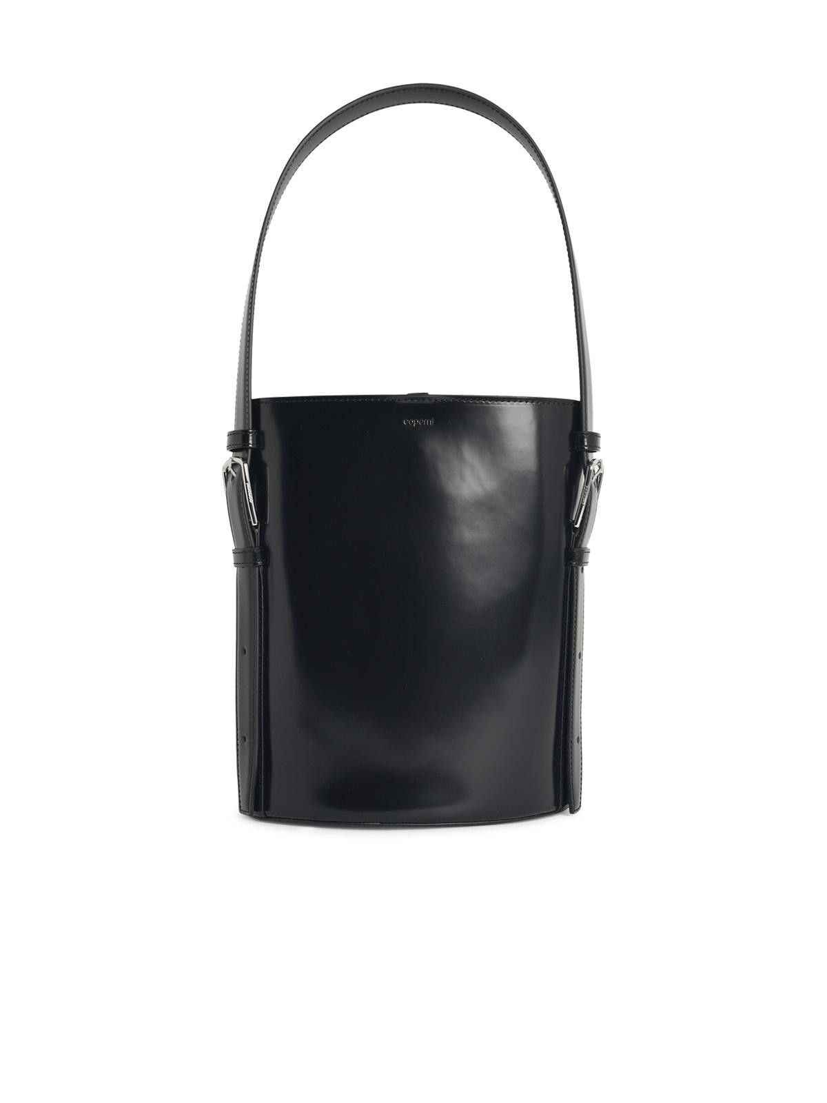 COPERNI 'Erconomic Bucket' Black Leather Bag
