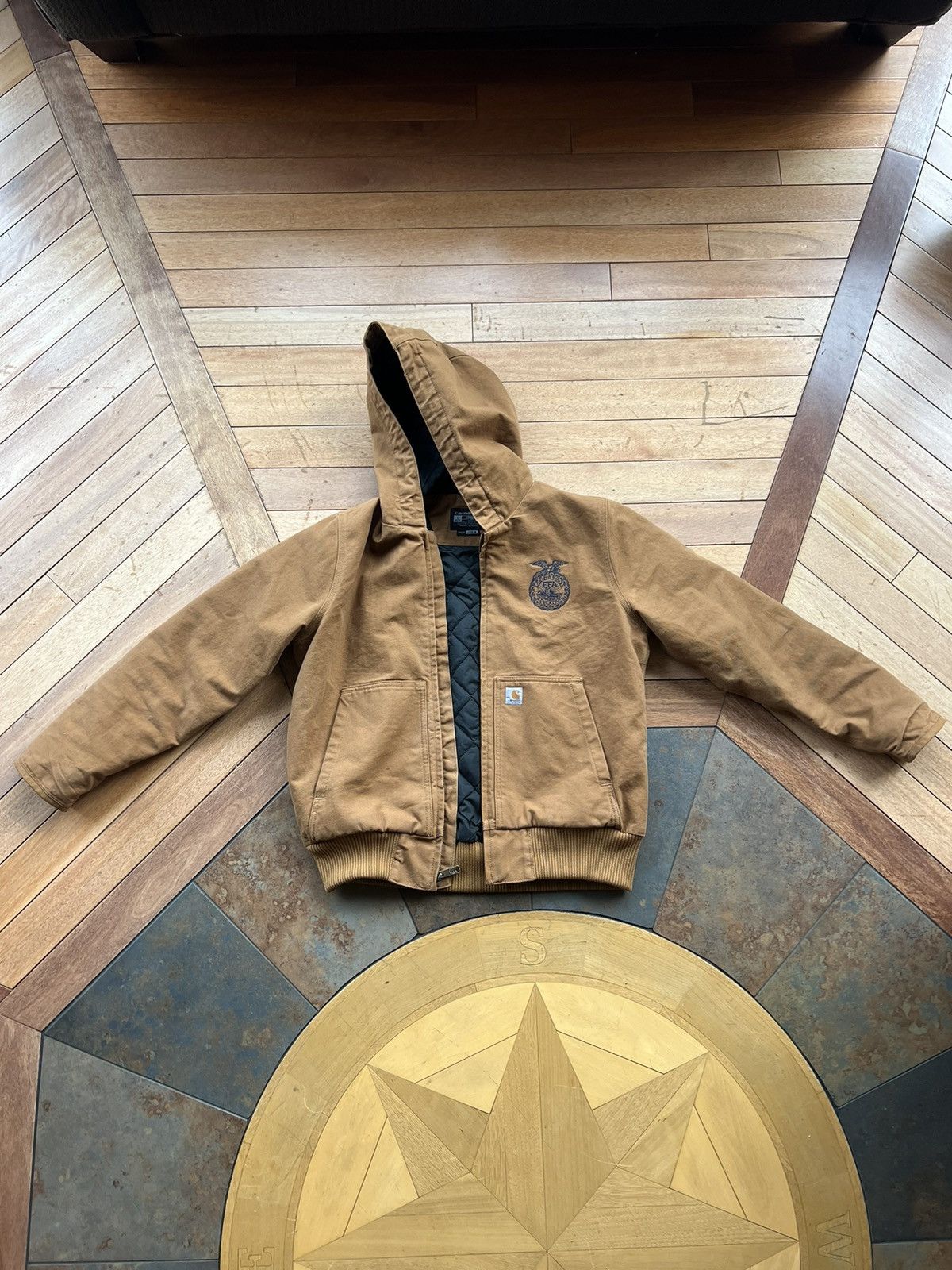 Carhartt FFA x Carhartt Hooded Jacket Brown Duck Size US M / EU 48-50 / 2 - 1 Thumbnail