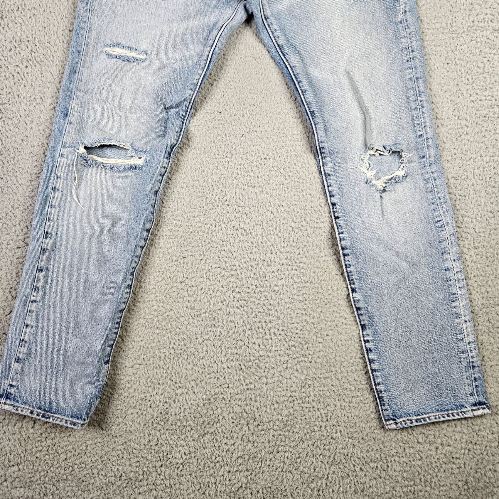 Levi's Levi’s HI-BALL Women’s Big E Casual Distressed Blue Jeans W28 Regular Fit Denim Cotton Blend Size 28W Blue Jeans Women Size 28" / US 6 / IT 42 - 6 Thumbnail
