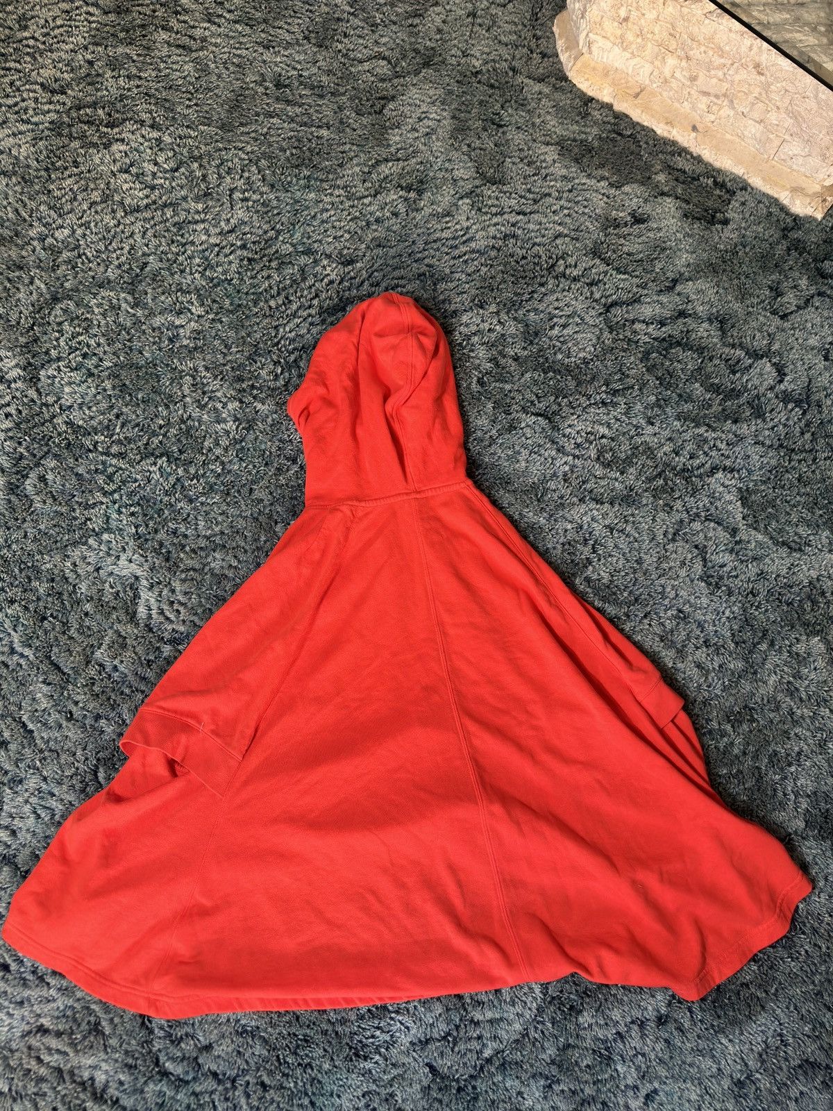 Nike Rare Women Oversized Poncho Orange Nike Hoodie S Pullover Size S / US 4 / IT 40 - 5 Thumbnail