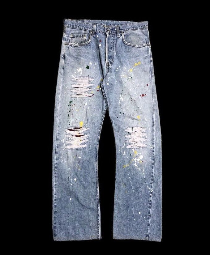 Other PAINTED DISTRESSED DENIM Size US 33 - 1 Thumbnail