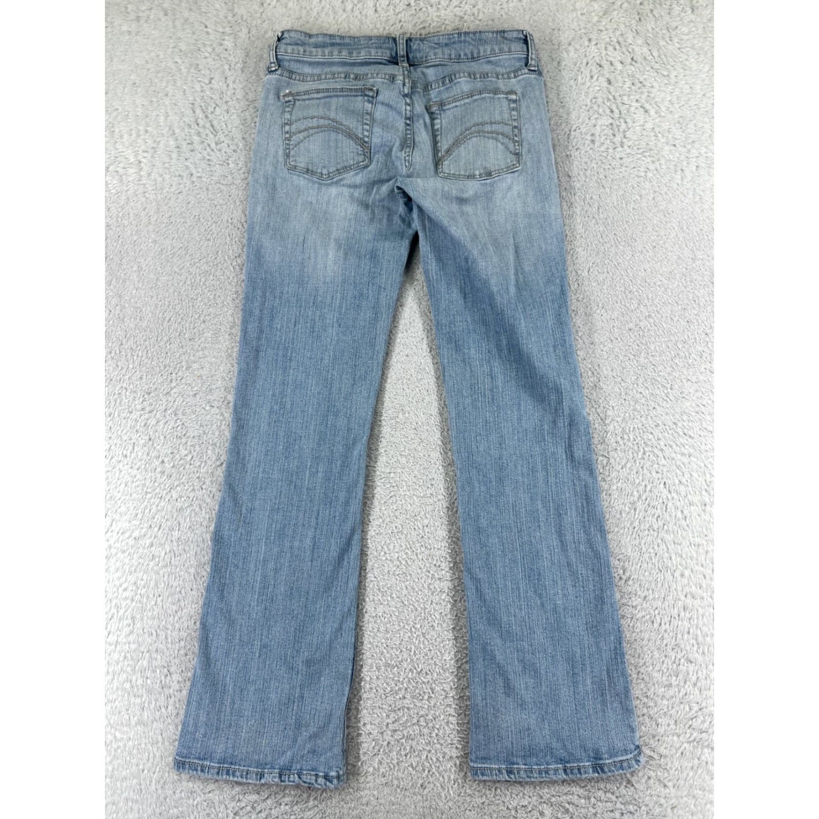 Decree Decree Jeans Womens 5 Blue Denim Bootcut Cotton Blend Embroidered Zip Fly Size 27" / US 4 / IT 40 - 2 Thumbnail