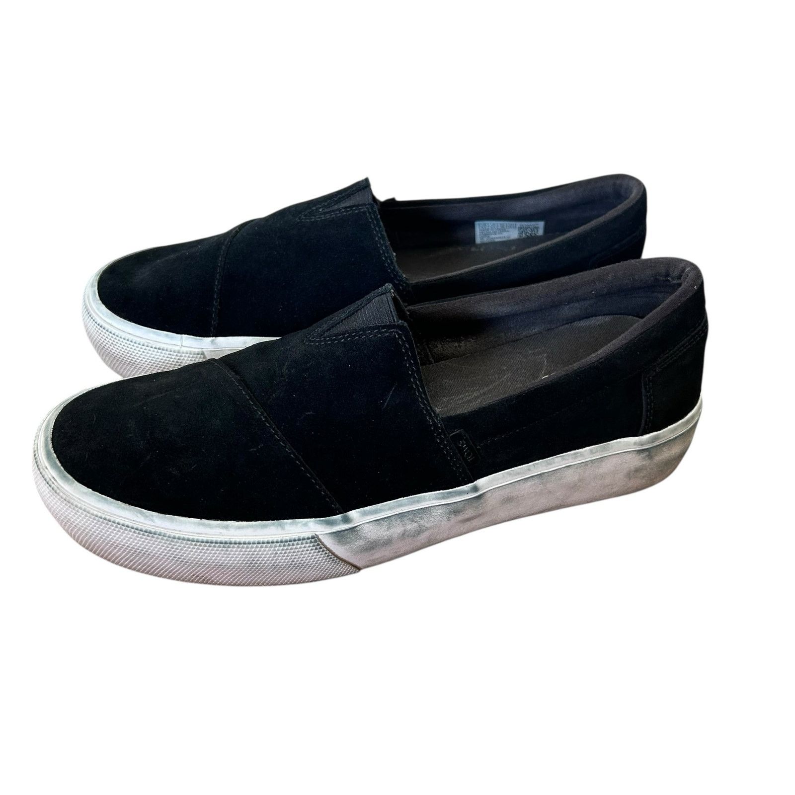 Toms Toms Black Suede Slip On Sneakers Sz 8.5 Size US 8.5 / IT 38.5 - 4 Thumbnail