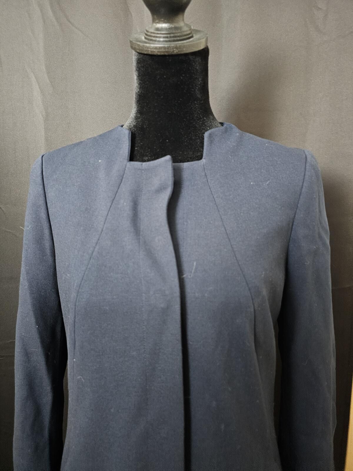 Other W by Worth Dress Jacket Blue & Green Womens Size 4 Two-Tone Size S / US 4 / IT 40 - 3 Thumbnail