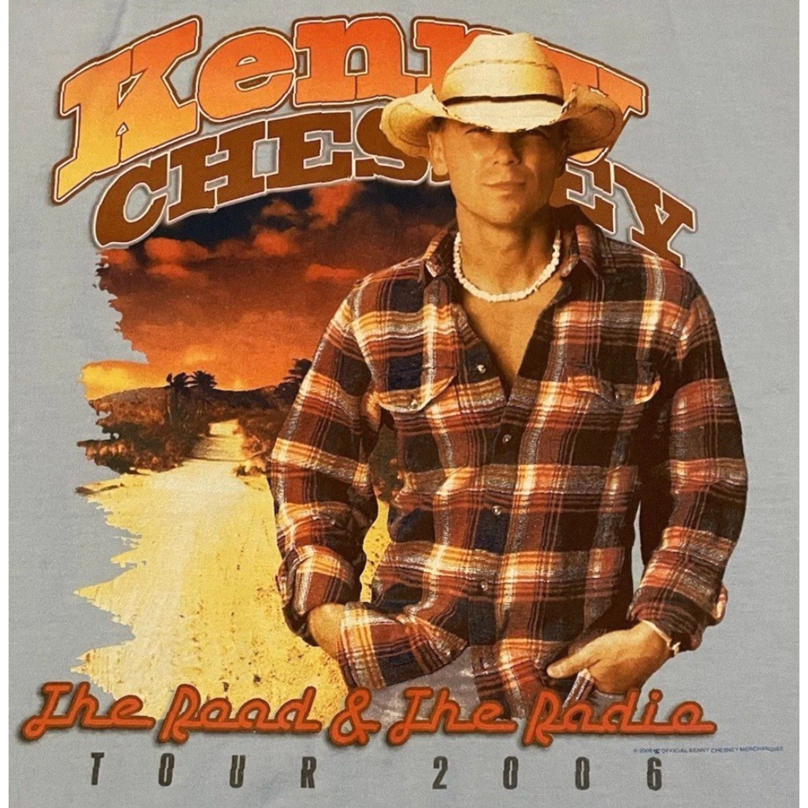 Vintage VINTAGE Kenny Chesney Tour Shirt M Concert Cowboy Rock Grunge 90s Y2K Blue Size US M / EU 48-50 / 2 - 3 Thumbnail