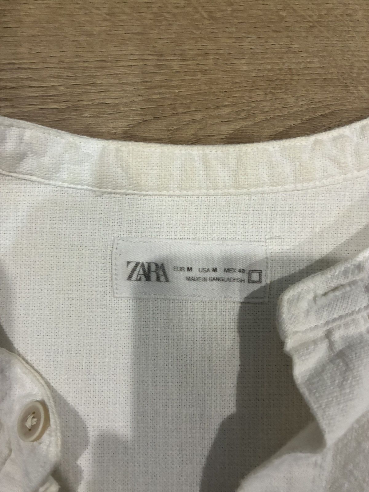 Zara Zara long sleeved half button up Size US M / EU 48-50 / 2 - 2 Thumbnail