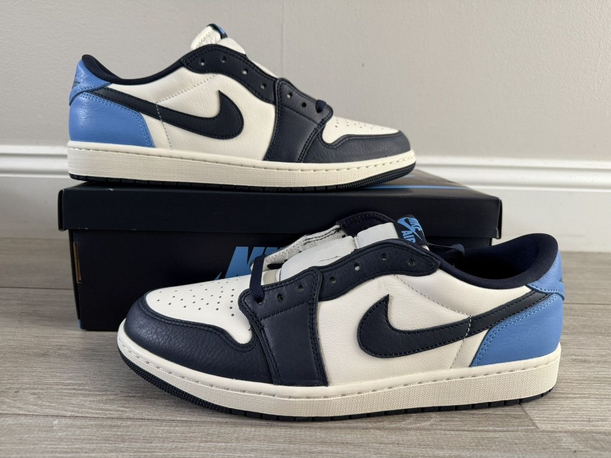 Jordan Brand Jordan 1 Retro Low OG Obsidian CZ0790-400 UNC Blue Sz 12 Size US 12 / EU 45 - 1 Thumbnail