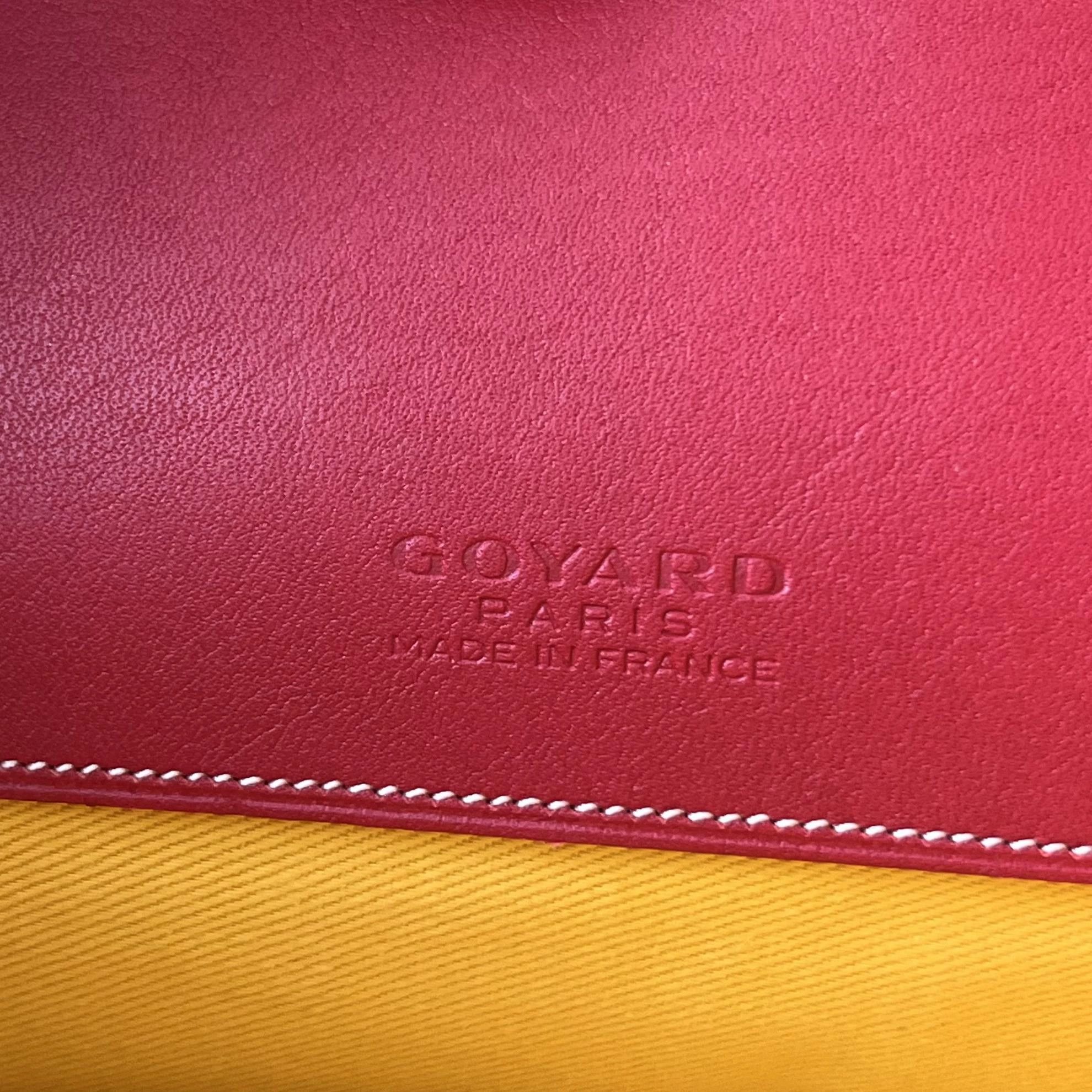 Goyard Goyard Red Clutch 30x20.5 9096 Size ONE SIZE - 7 Thumbnail