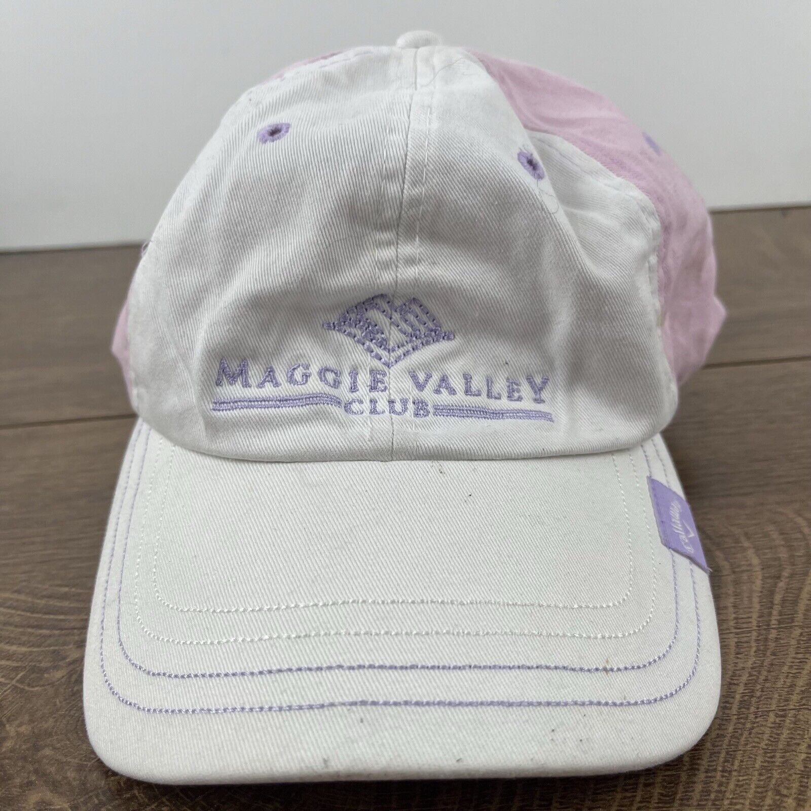 Other Maggie Valley Club Hat Adjustable Hat White Adjustable Hat W Size ONE SIZE - 5 Thumbnail