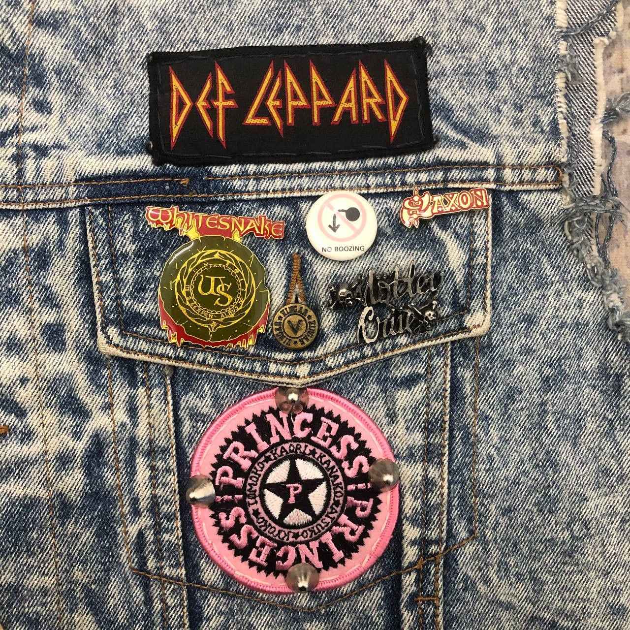 Vintage Y531 VTG BAND CUSTOM JACKETS STONE WASH Size US M / EU 48-50 / 2 - 10 Thumbnail