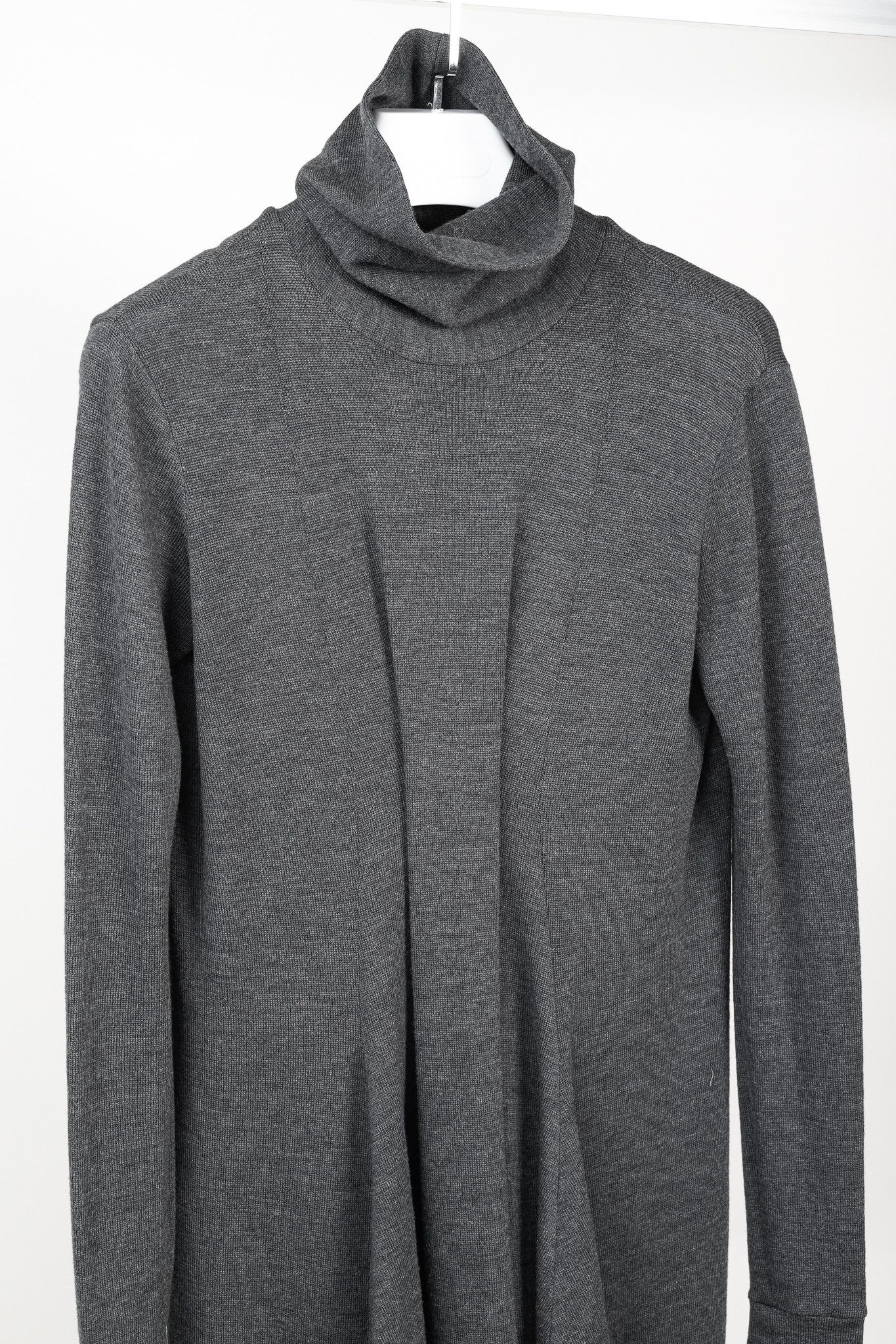Marie Saint Pierre Marie Saint Pierre Grey Wool Bubble Hem Dress Size M / US 6-8 / IT 42-44 - 3 Thumbnail
