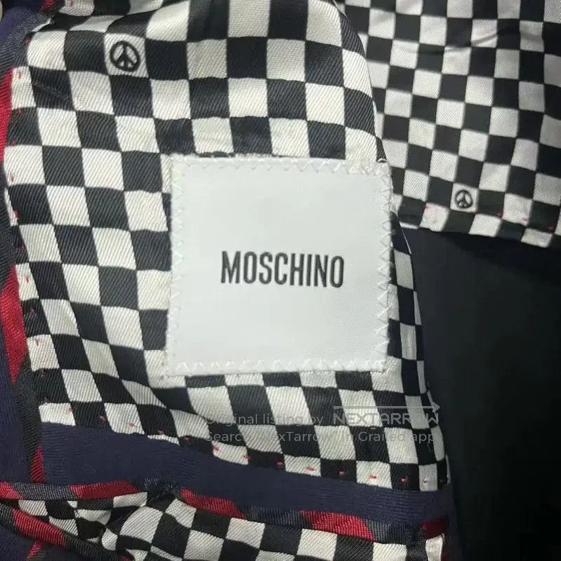 Moschino Moschino Men's Blue Cotton Blazer . Size US XL / EU 56 / 4 - 2 Thumbnail