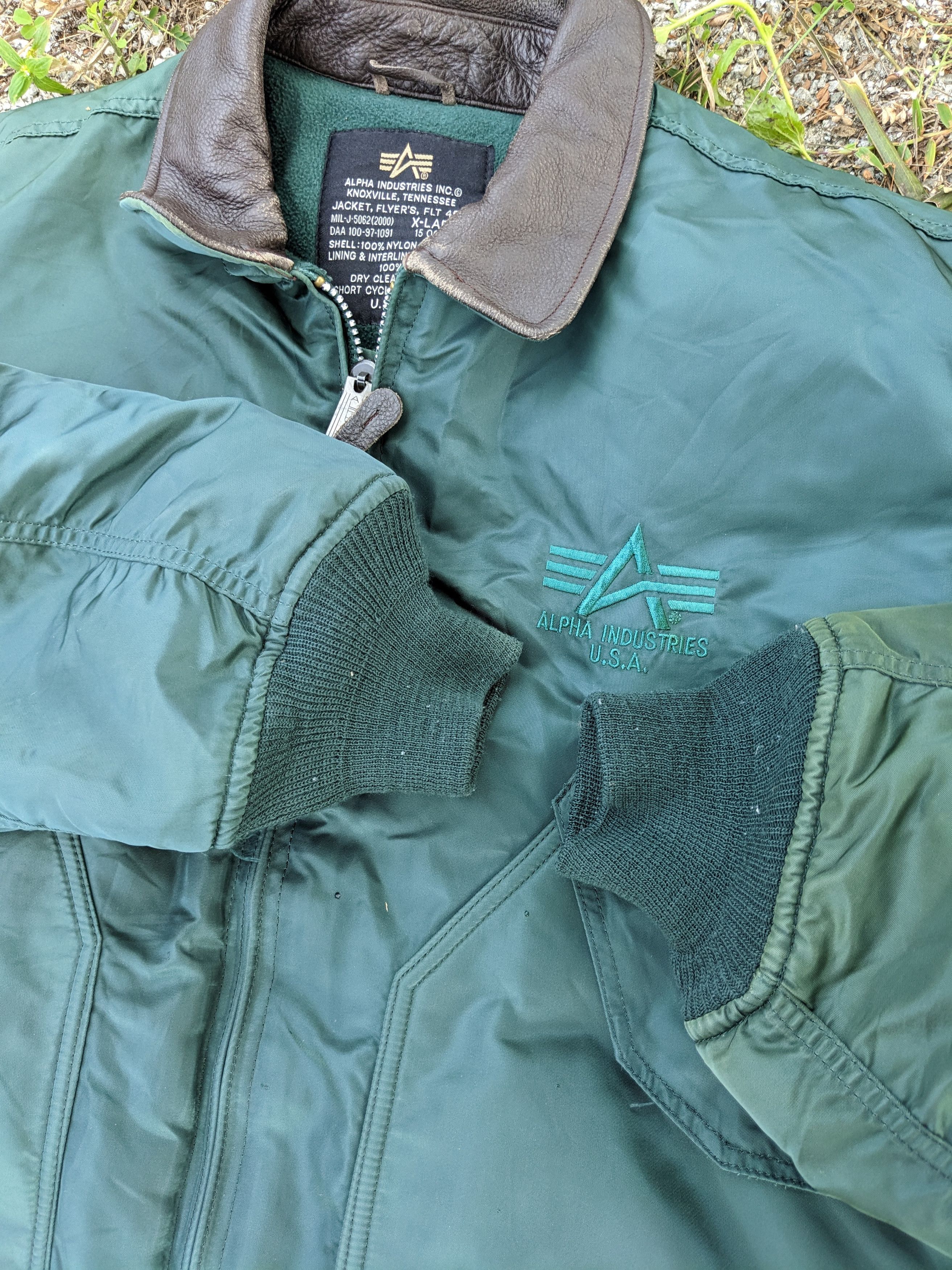 Alpha Industries Vintage Alpha Industries Bomber Jacket MA-1 Size US XL / EU 56 / 4 - 6 Thumbnail