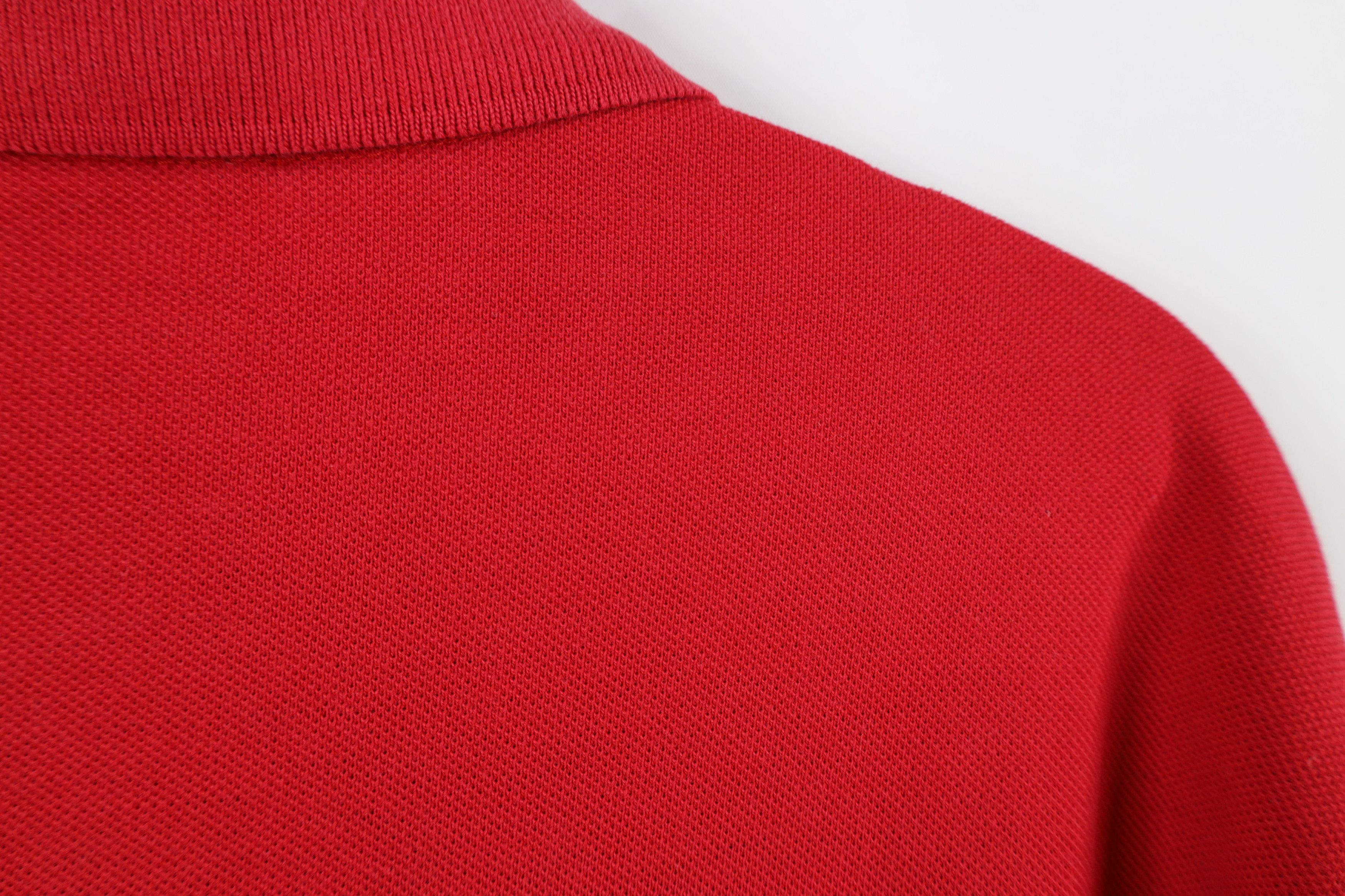 Vintage Vintage 90s Anniversary Red Wings Hockey Polo Red USA Size US XL / EU 56 / 4 - 10 Thumbnail