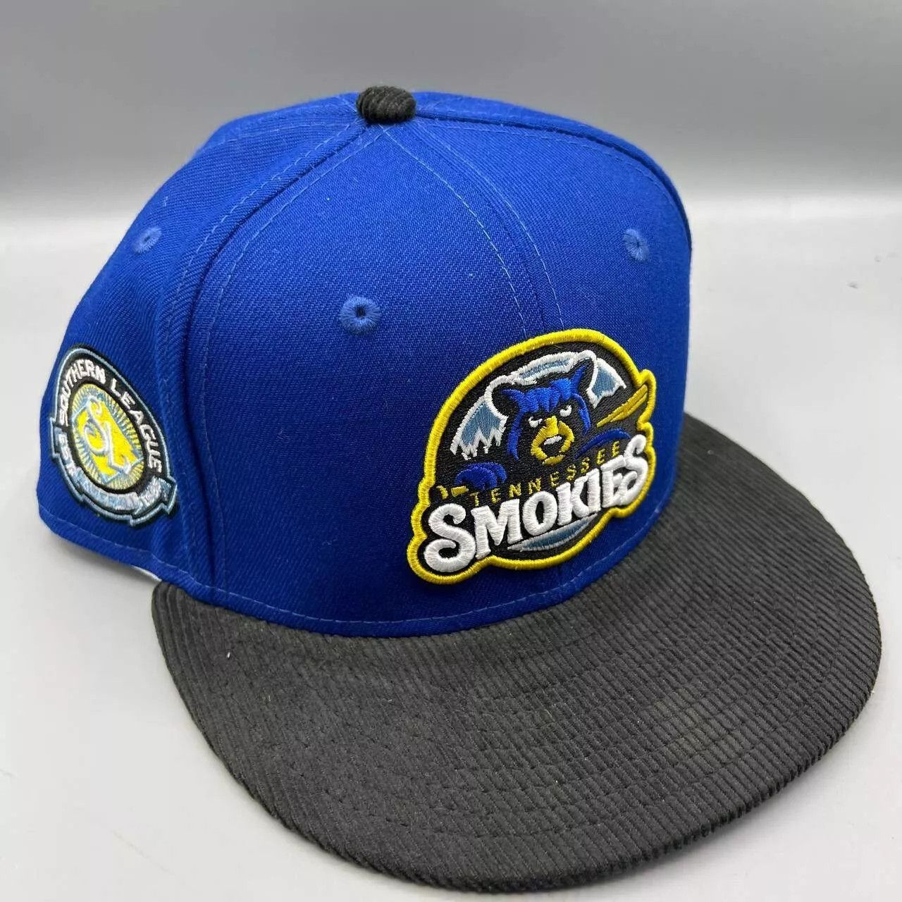 New Era Tennessee Smokies Hat Men 7 5/8 Corduroy MiLB Fitted Cap Size ONE SIZE - 1 Thumbnail