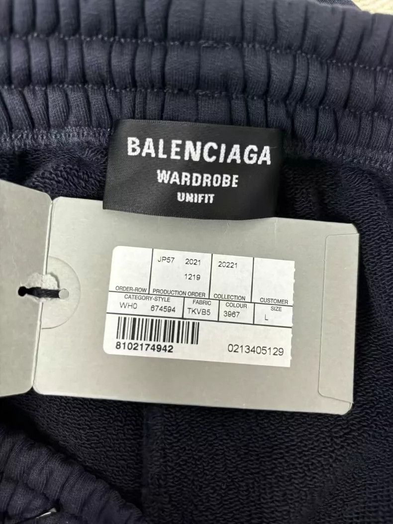 Balenciaga Balenciaga Embroidered Logo Loose Fit Pants-2506 Size US 44 / EU 60 - 3 Thumbnail