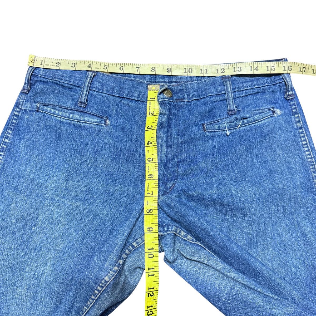 Vintage Vintage 70s Land Lubber Denim Bell Bottom Pants Size US 32 / EU 48 - 14 Thumbnail