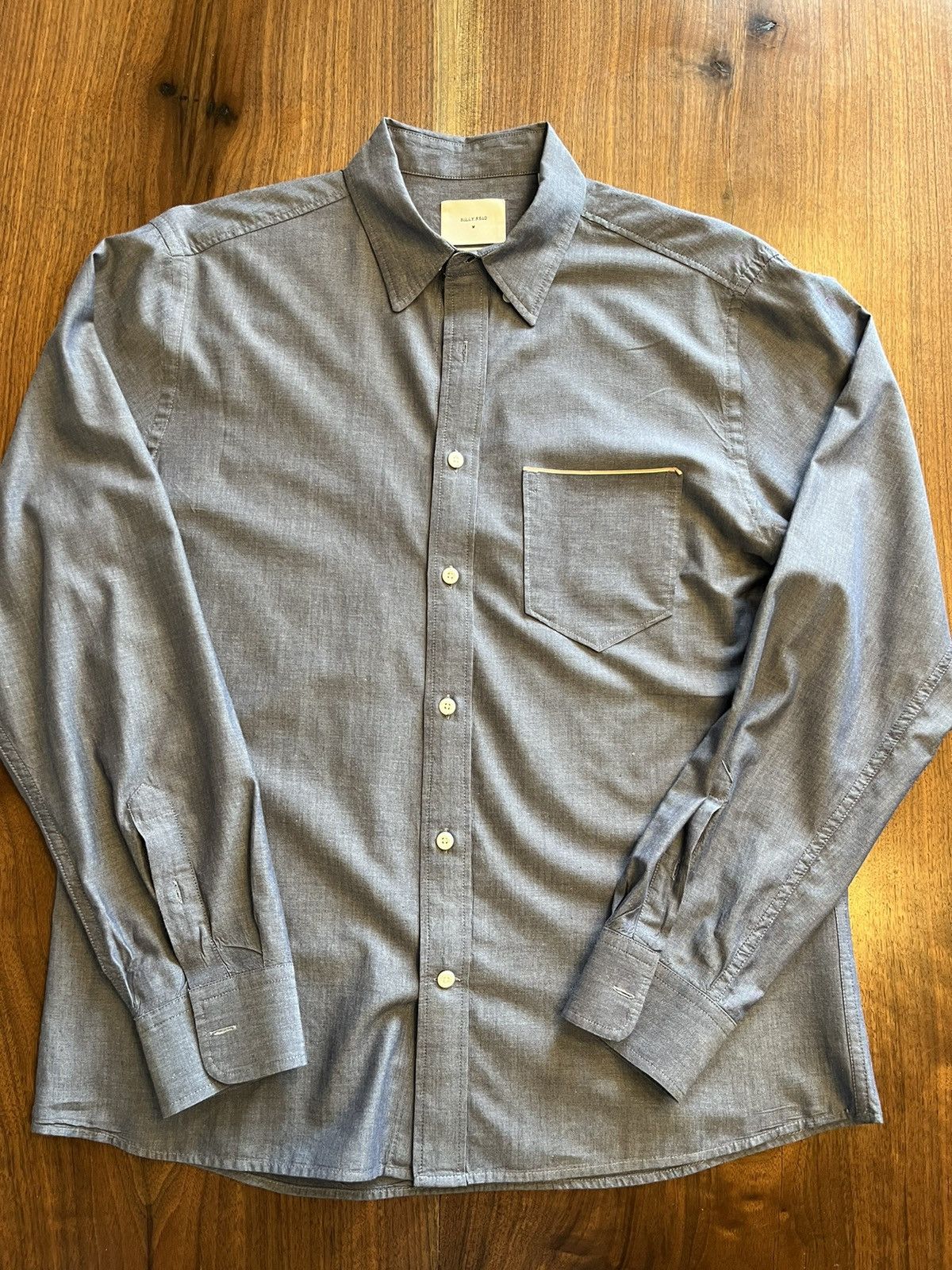 Billy Reid Msl 1 Pocket Shirt Grailed