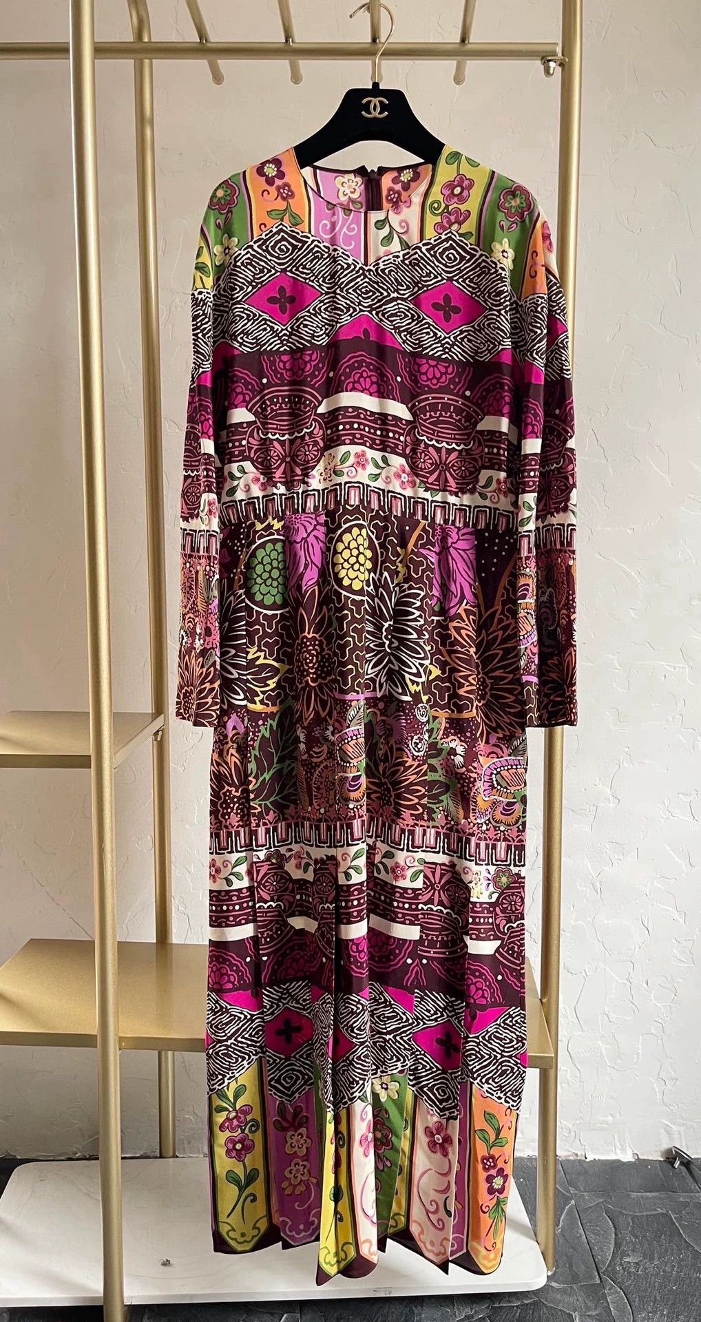 Valentino Silk Long Dress IT42 - dmc