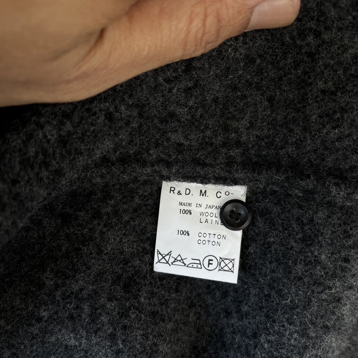 Japanese Brand R&D.M.Co- Oldman’s Tailor Premium Wool Tweed Duster Size S / US 4 / IT 40 - 9 Thumbnail