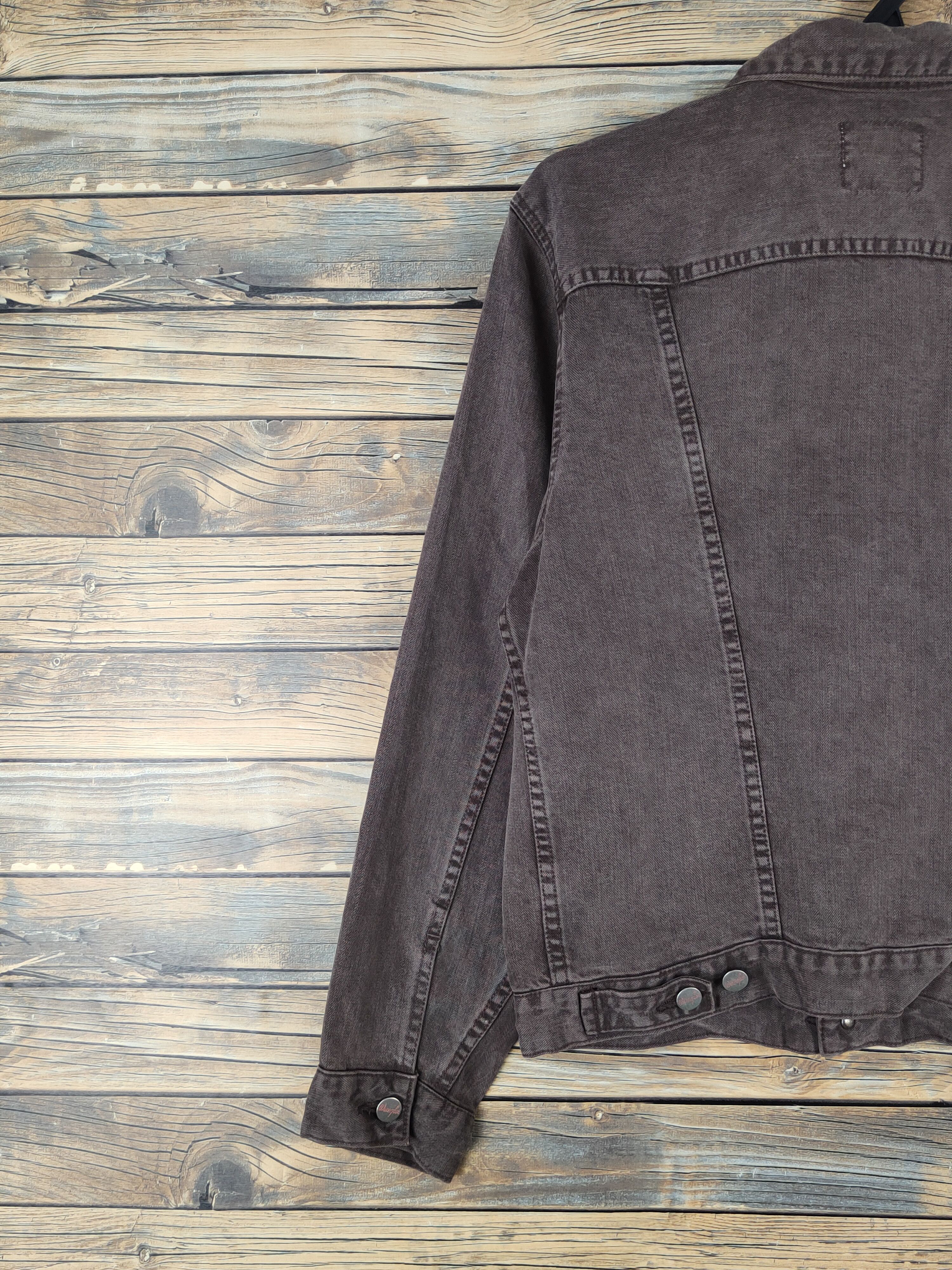 Japanese Brand Wrangler vintage Dark Brown Jackets #W1430 Size M / US 6-8 / IT 42-44 - 8 Thumbnail