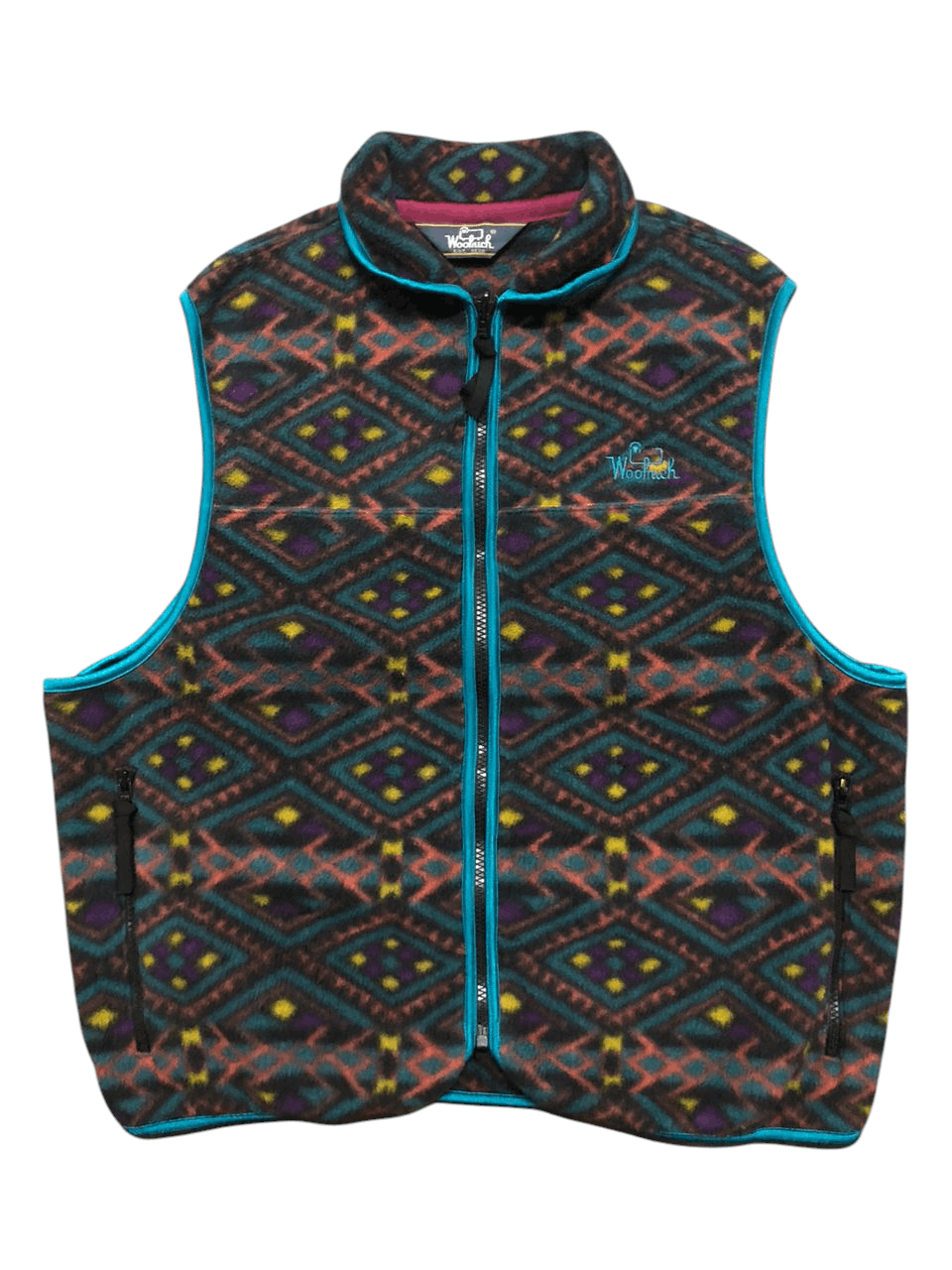 Woolrich Woolen Mills Vintage Woolrich Polartec Native Vest Rare Design Size US M / EU 48-50 / 2 - 1 Thumbnail
